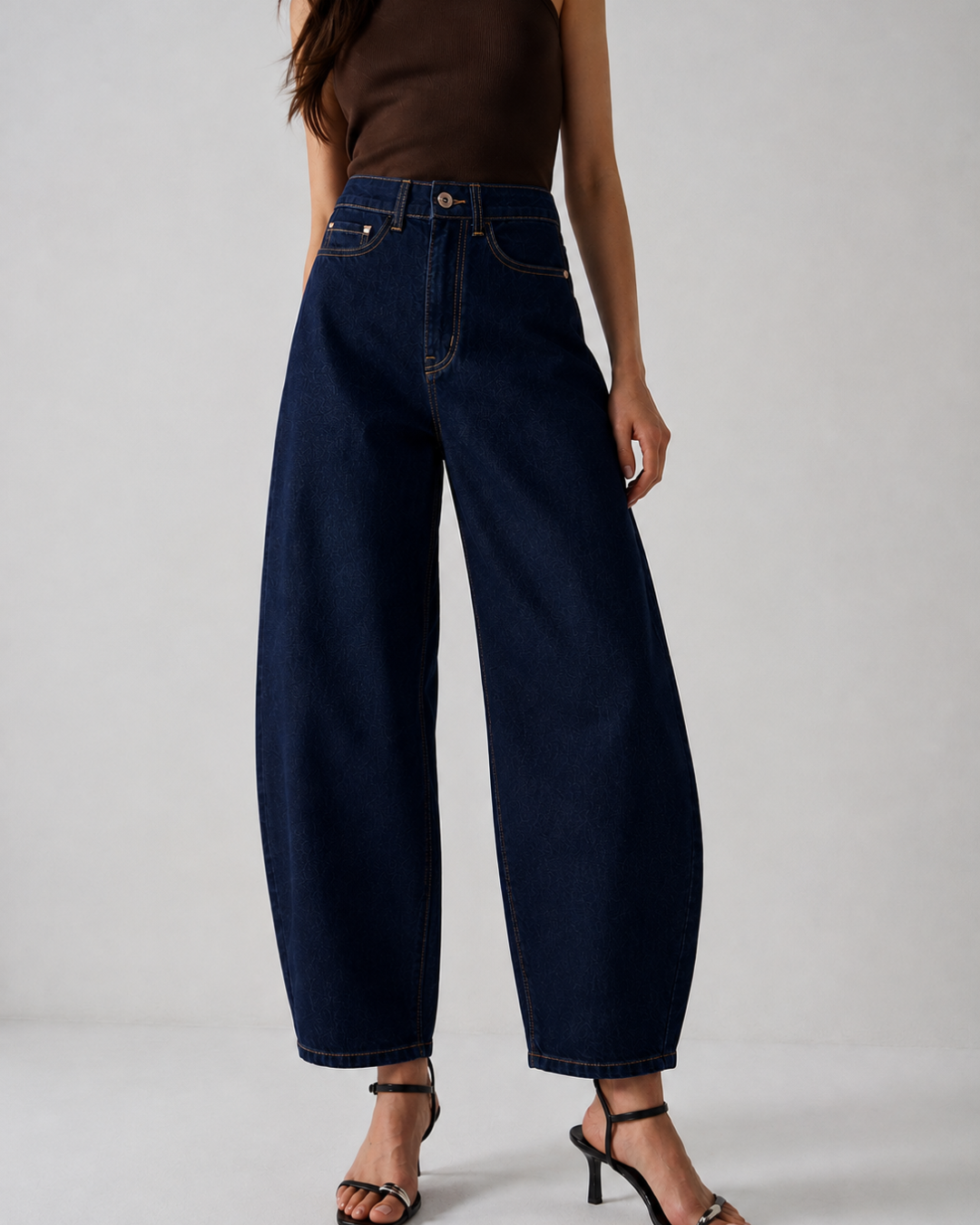 Balloon Fit Leg Jeans