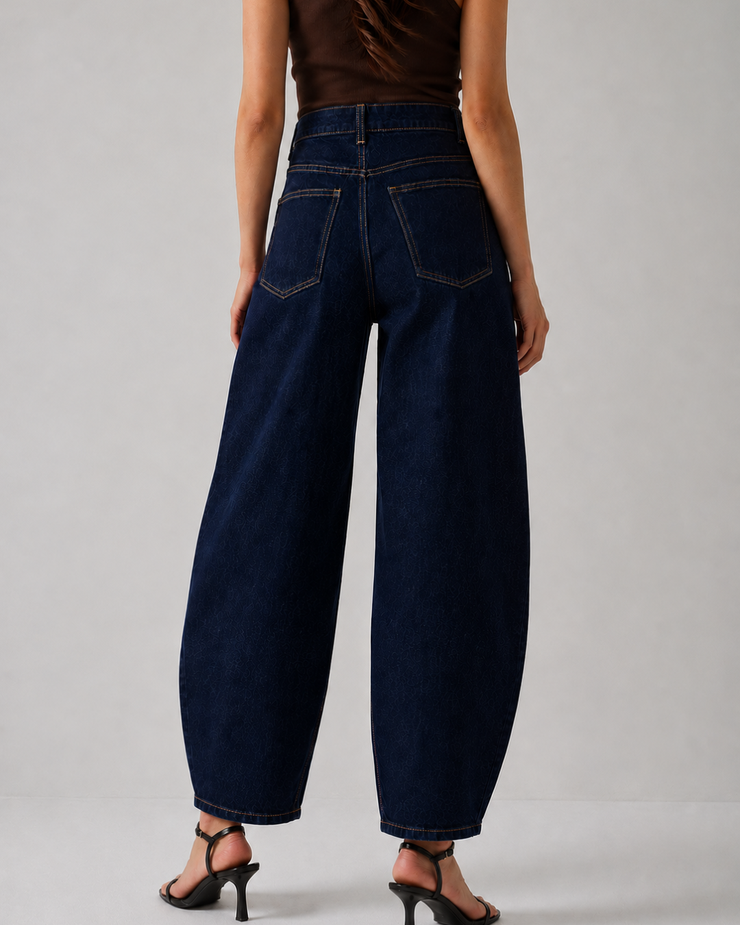 Balloon Fit Leg Jeans
