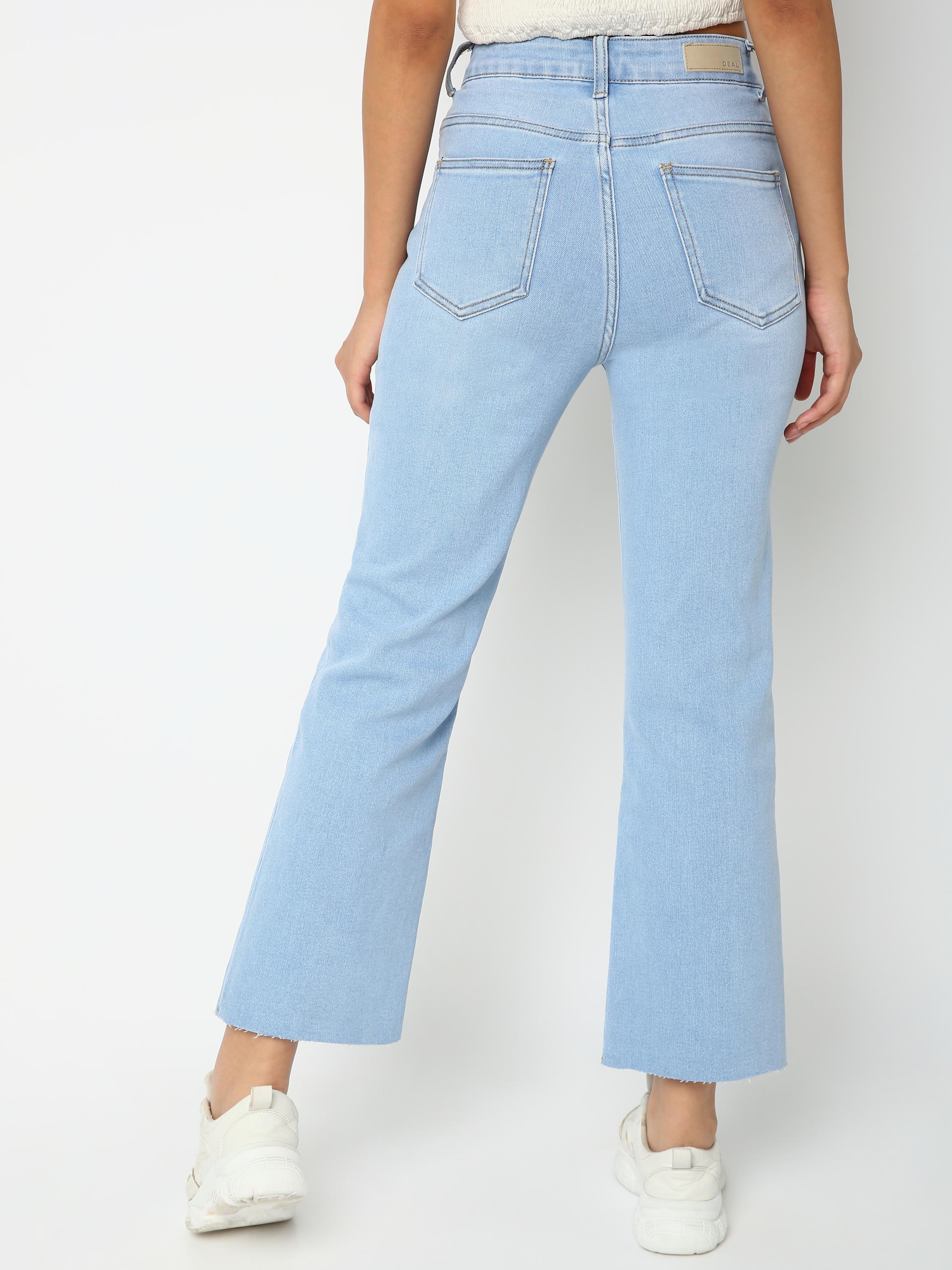 High-Rise Wide-Leg Cropped Jeans