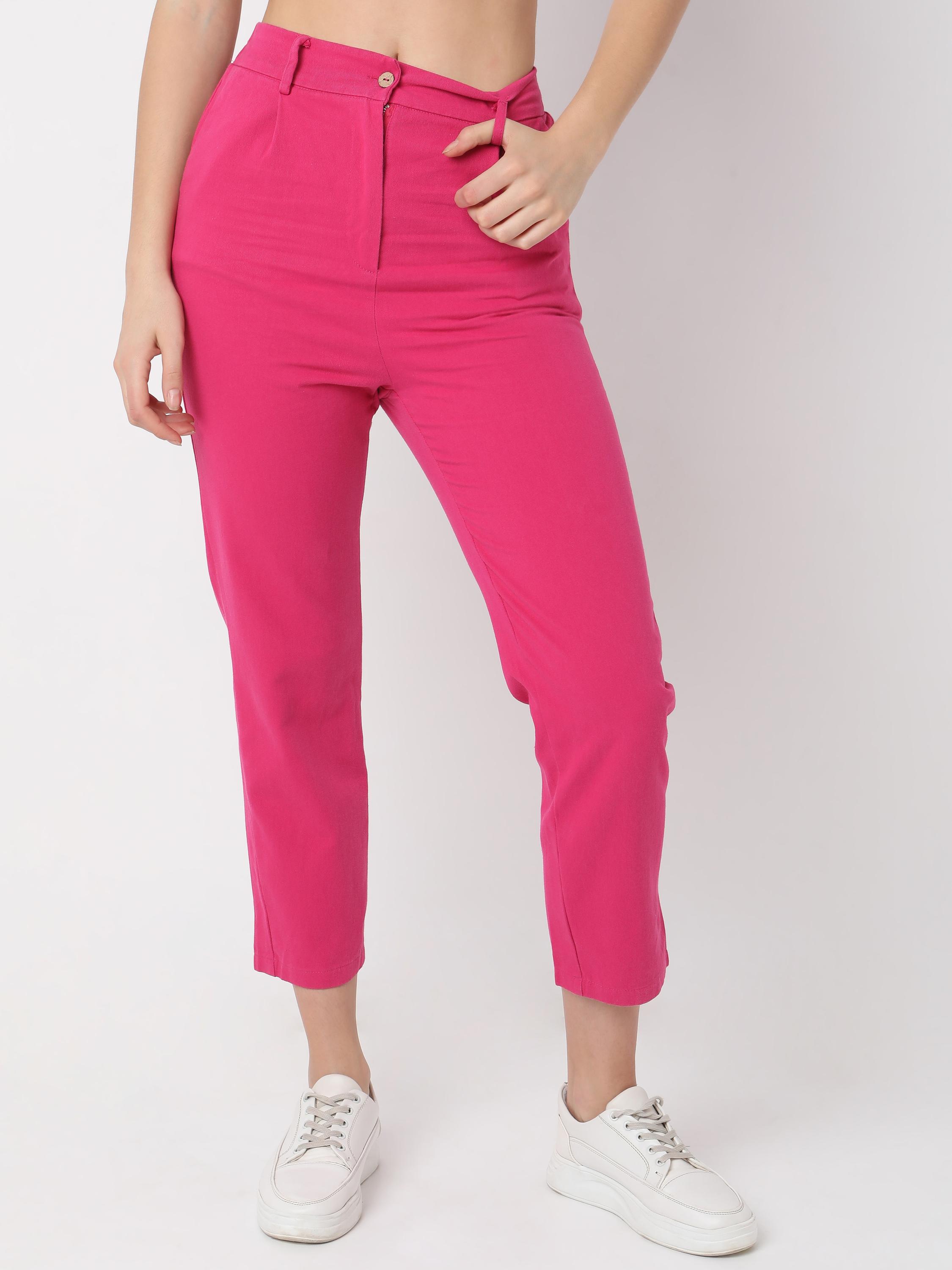 Slim Tapered Cropped Chino Trousers