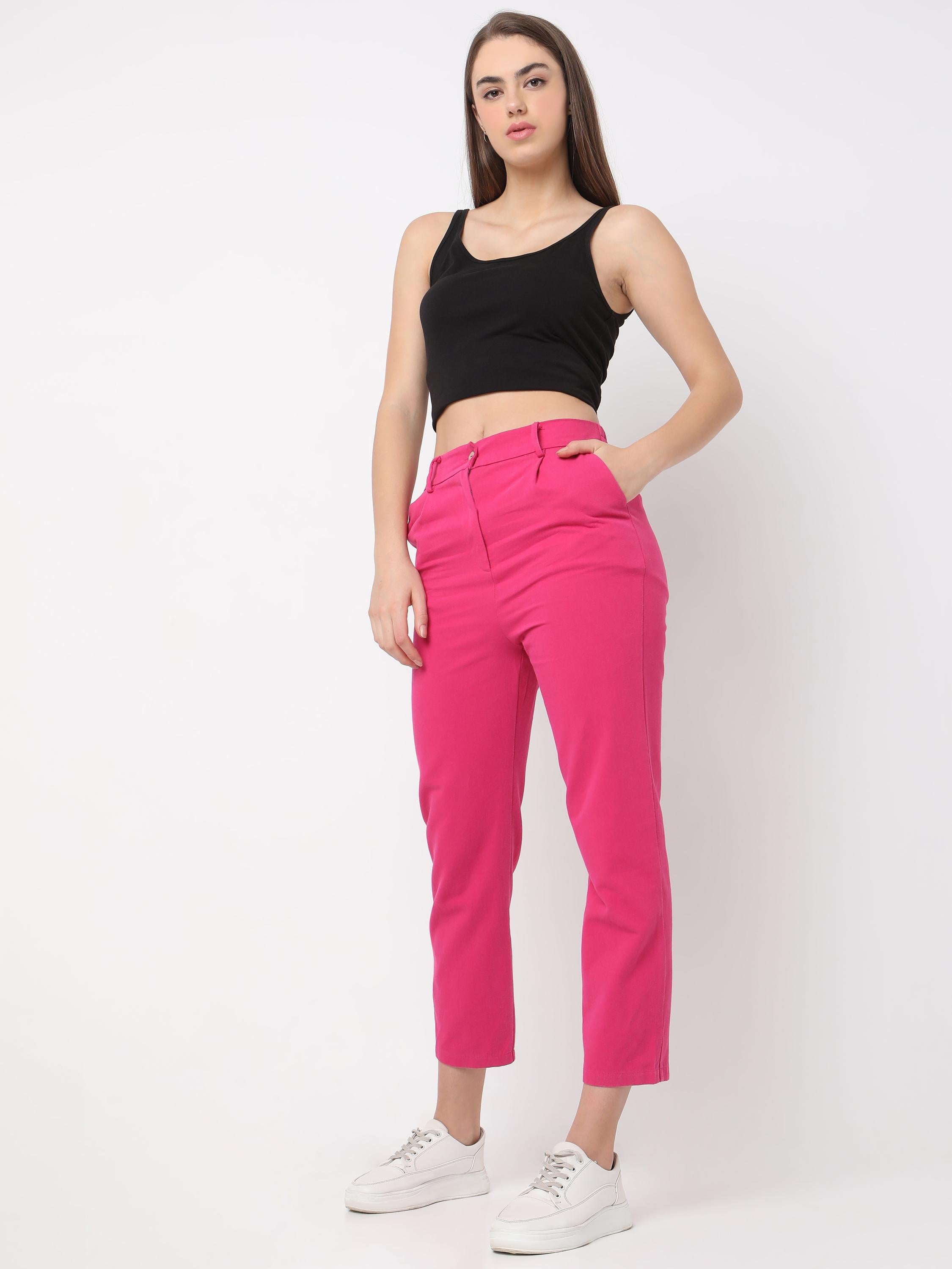 Slim Tapered Cropped Chino Trousers