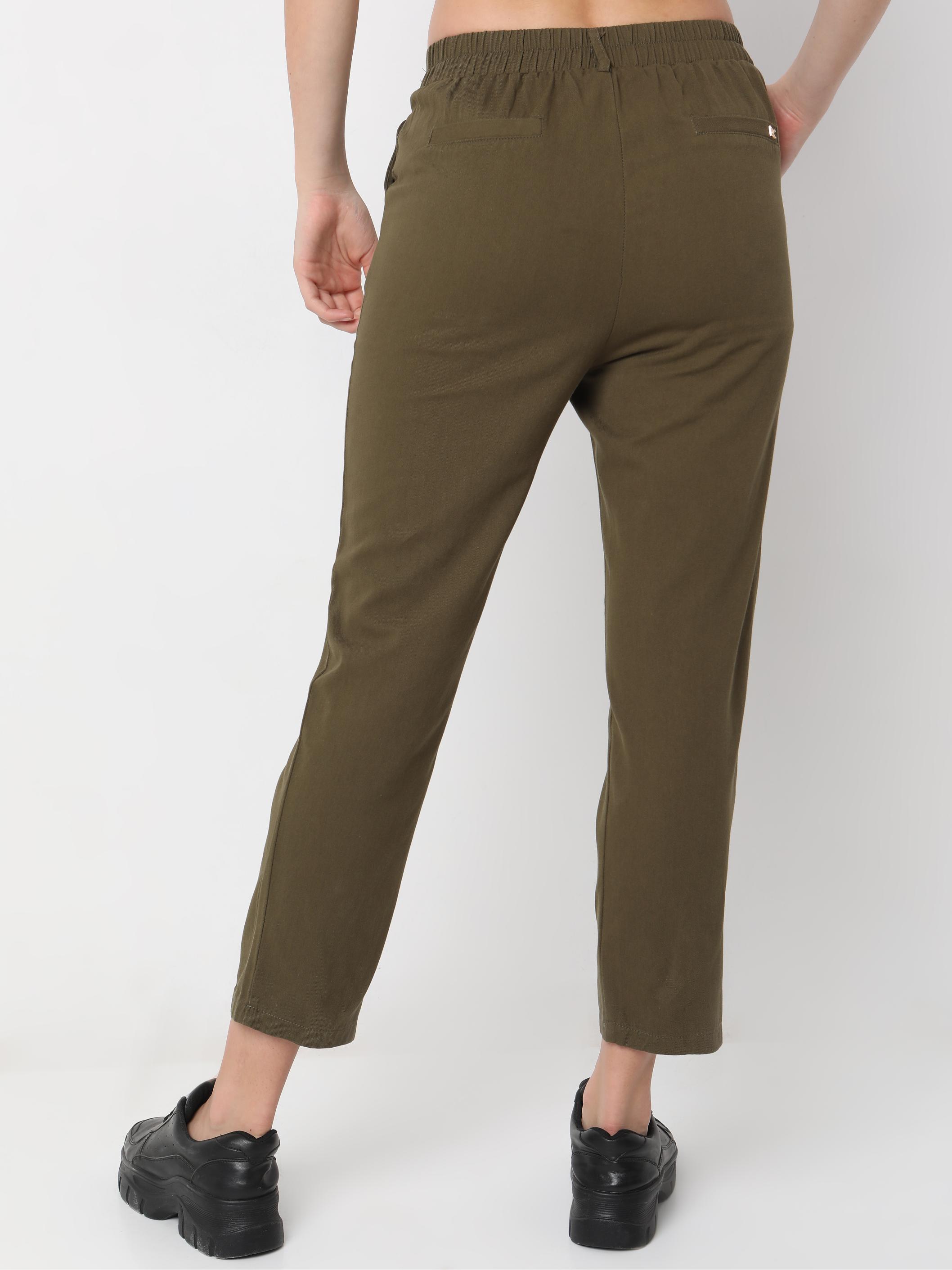 Slim Tapered Cropped Chino Trousers