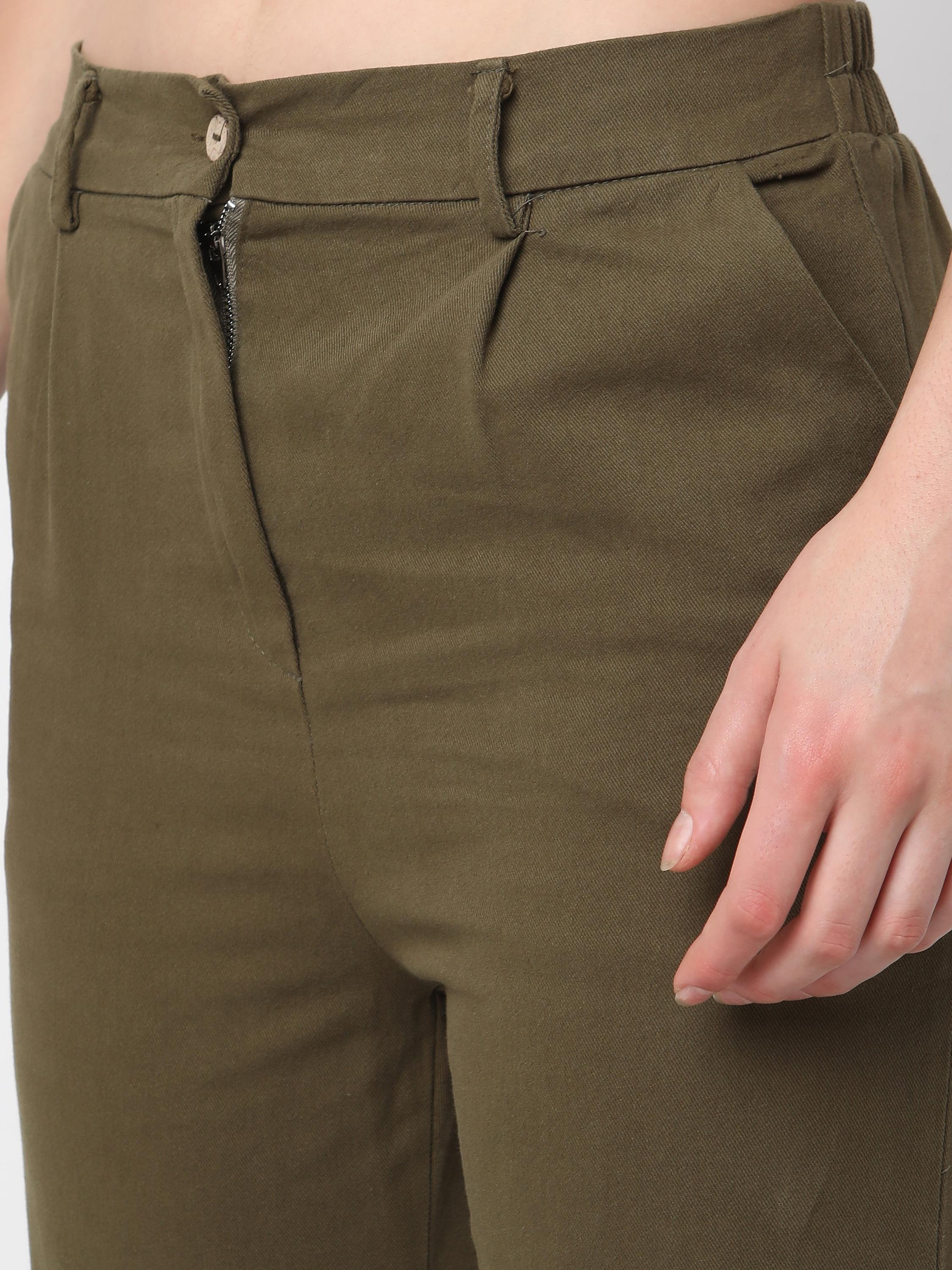 Slim Tapered Cropped Chino Trousers