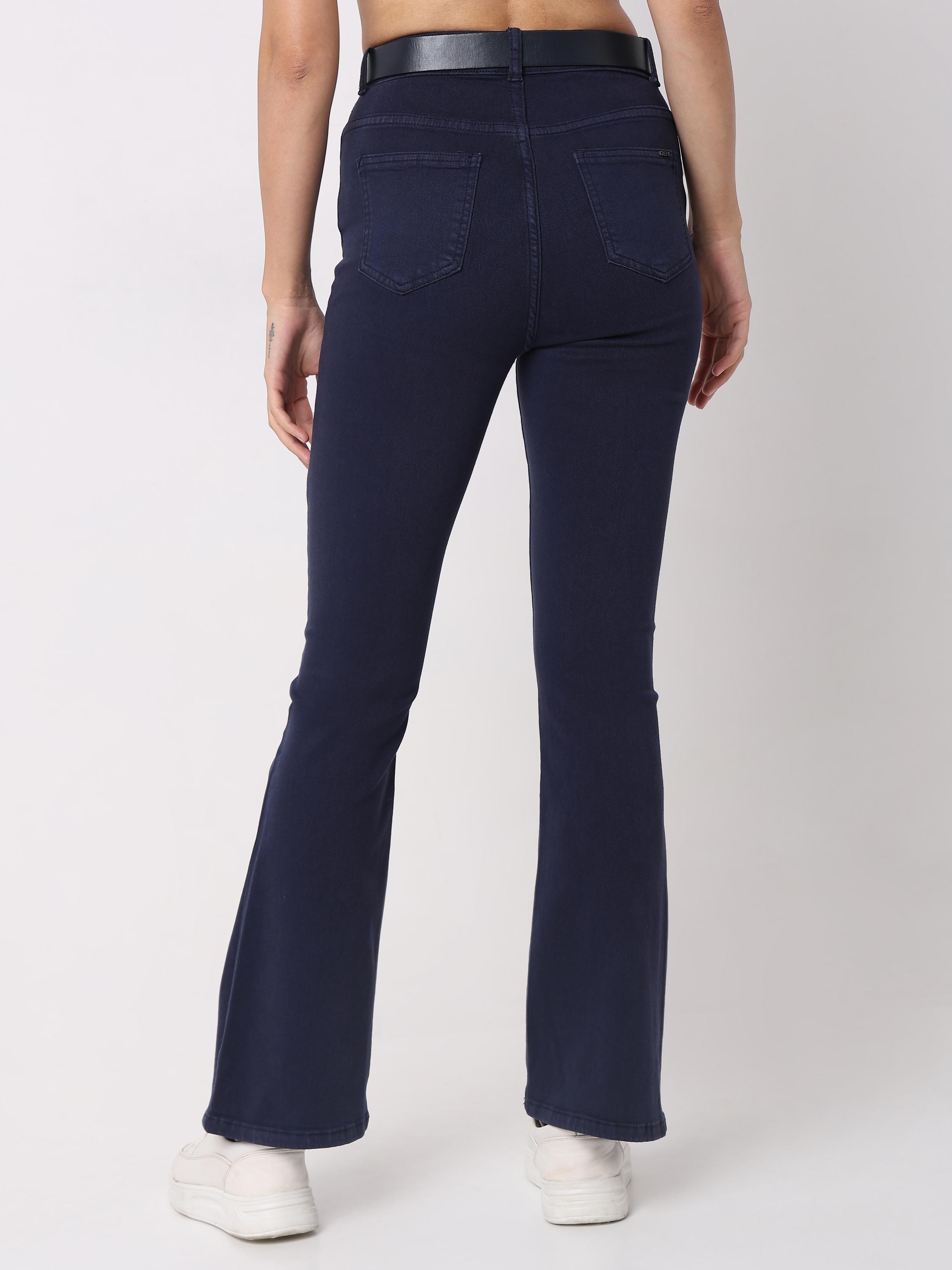 High-Rise Bootcut Flare Jeans