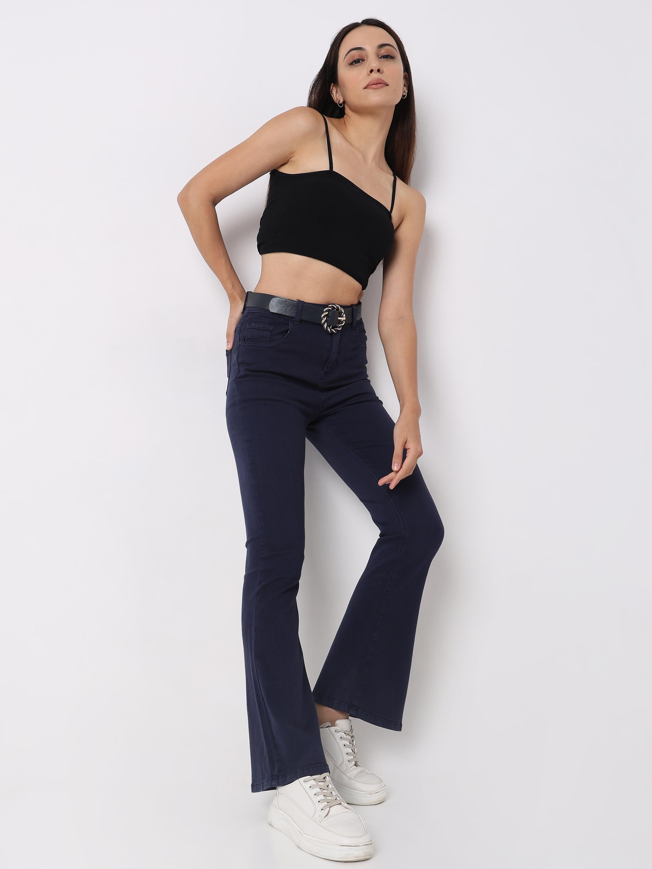 High-Rise Bootcut Flare Jeans