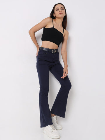 High-Rise Bootcut Flare Jeans