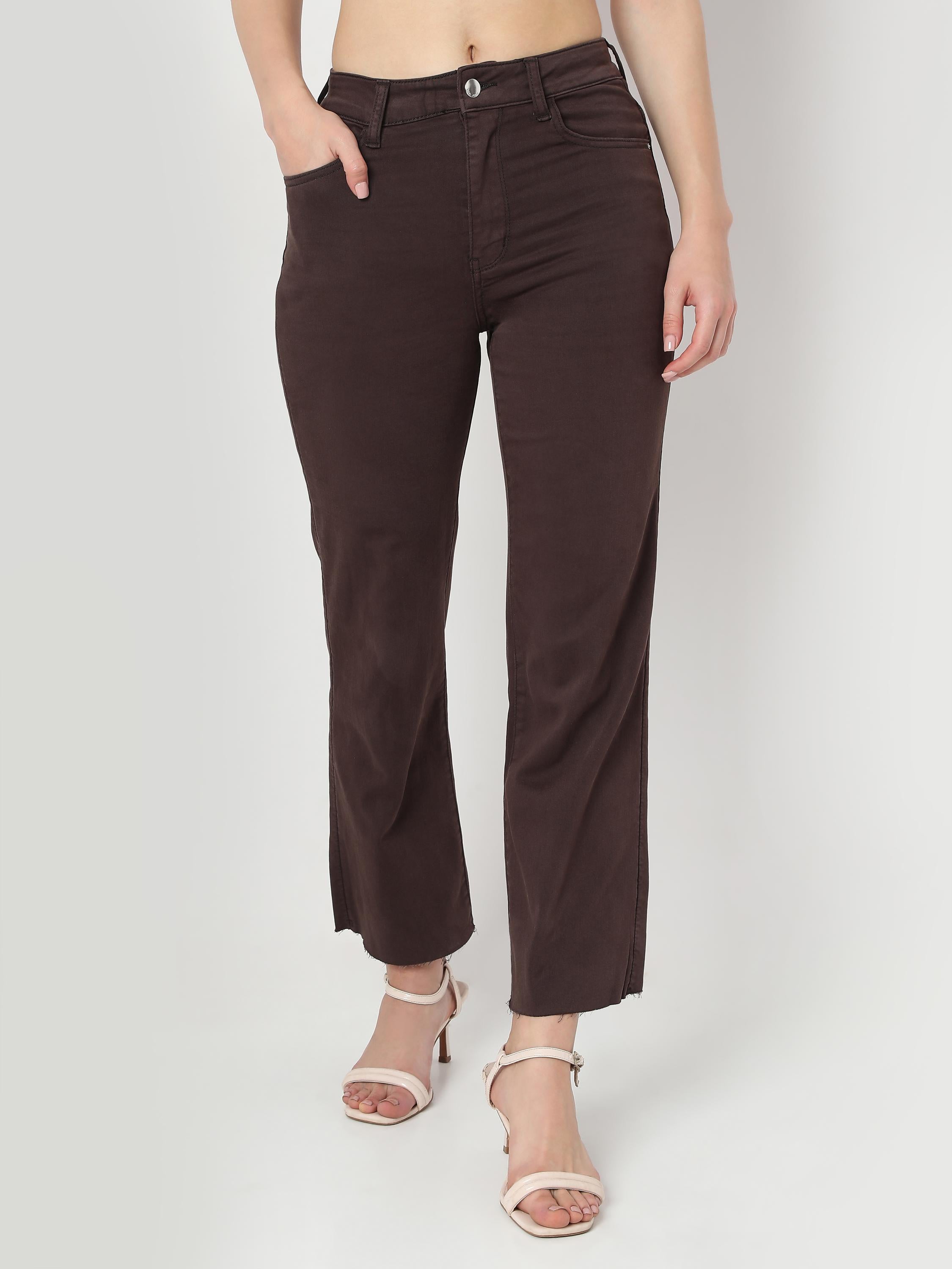 Straight-Leg Cropped Jeans