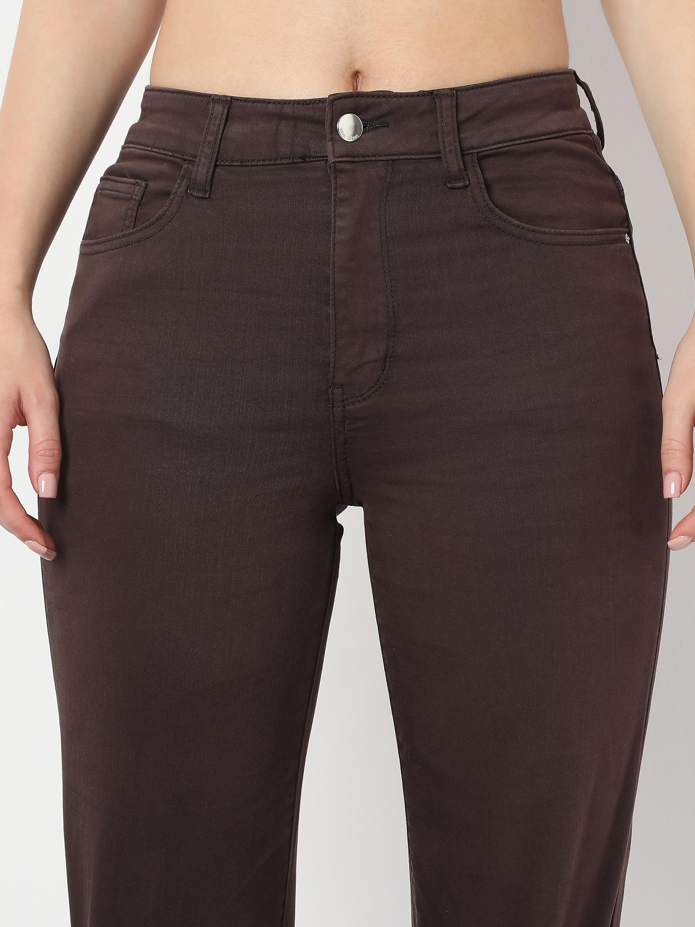 Straight-Leg Cropped Jeans