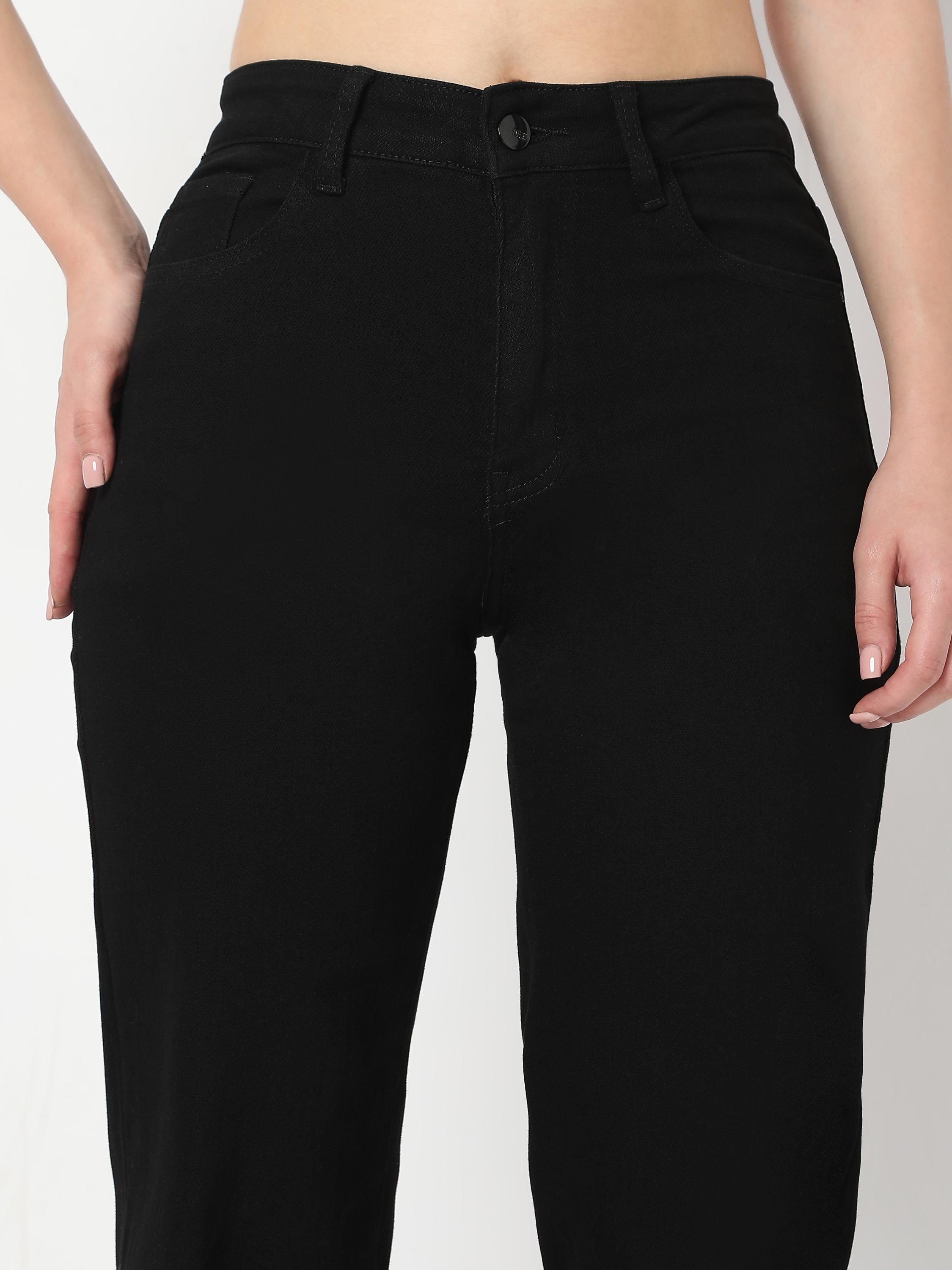 Straight-Leg High-Rise Jeans