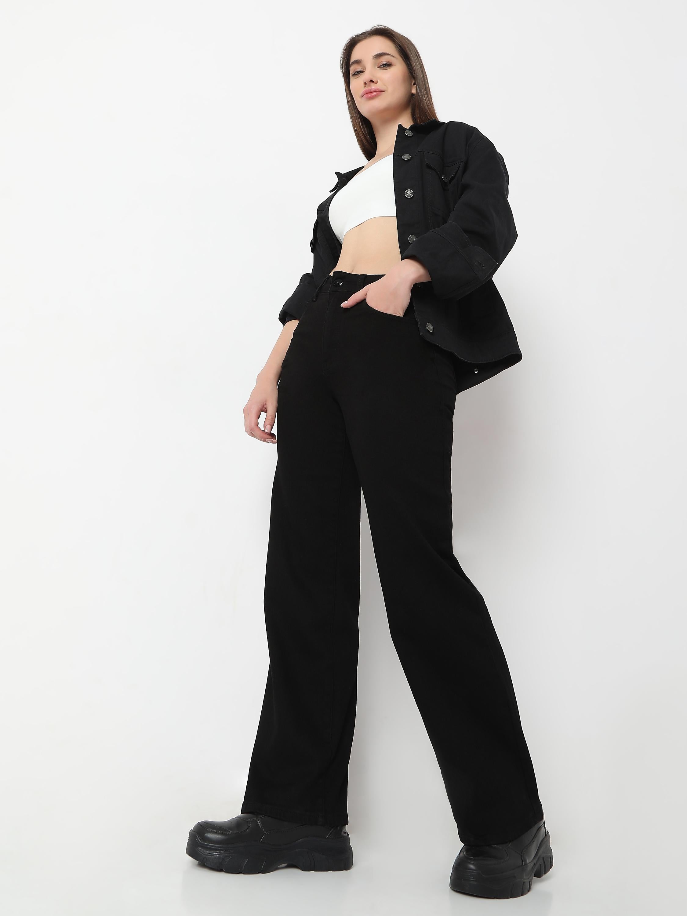 Straight-Leg High-Rise Jeans