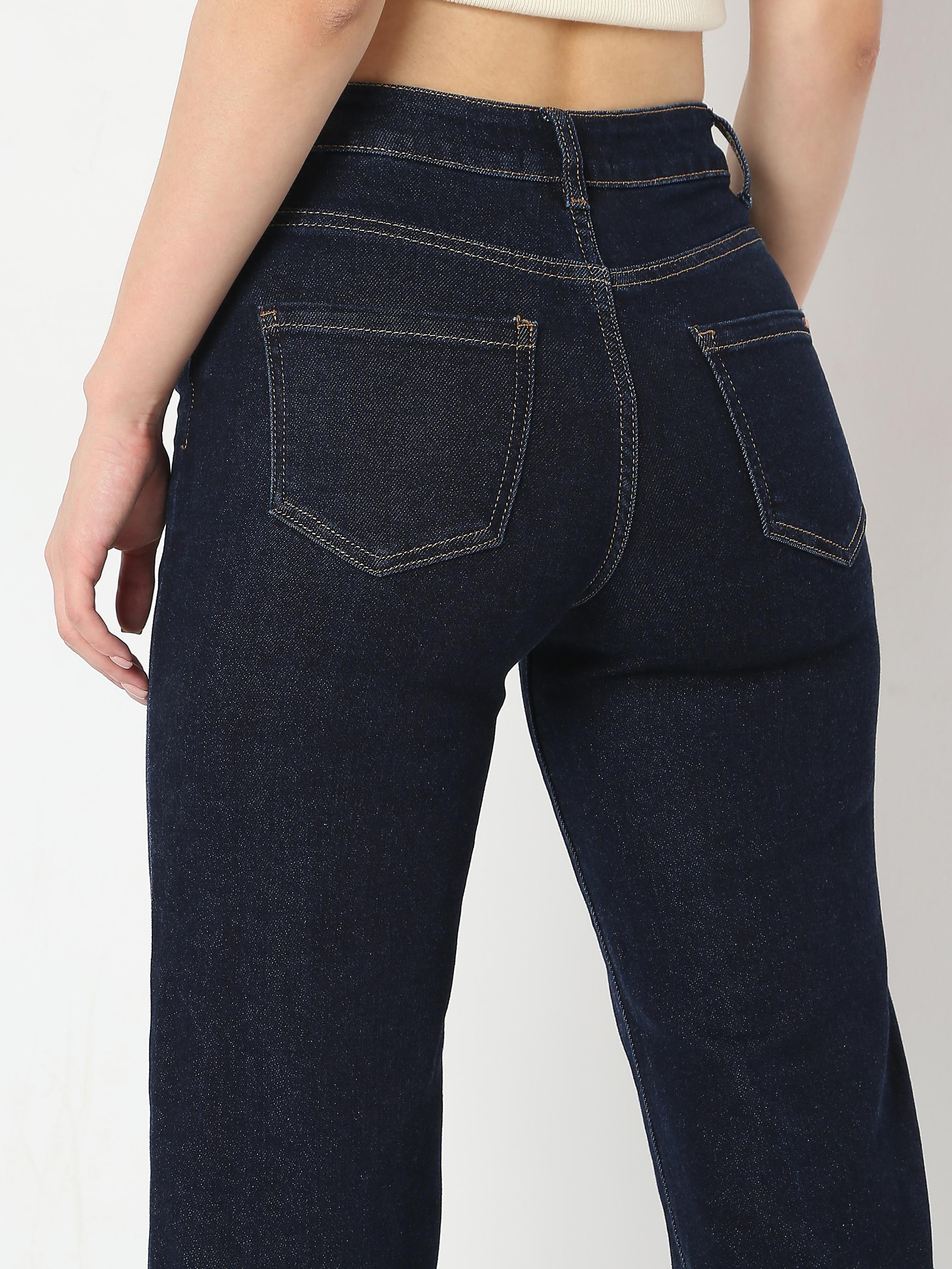 Straight-Leg High-Rise Jeans