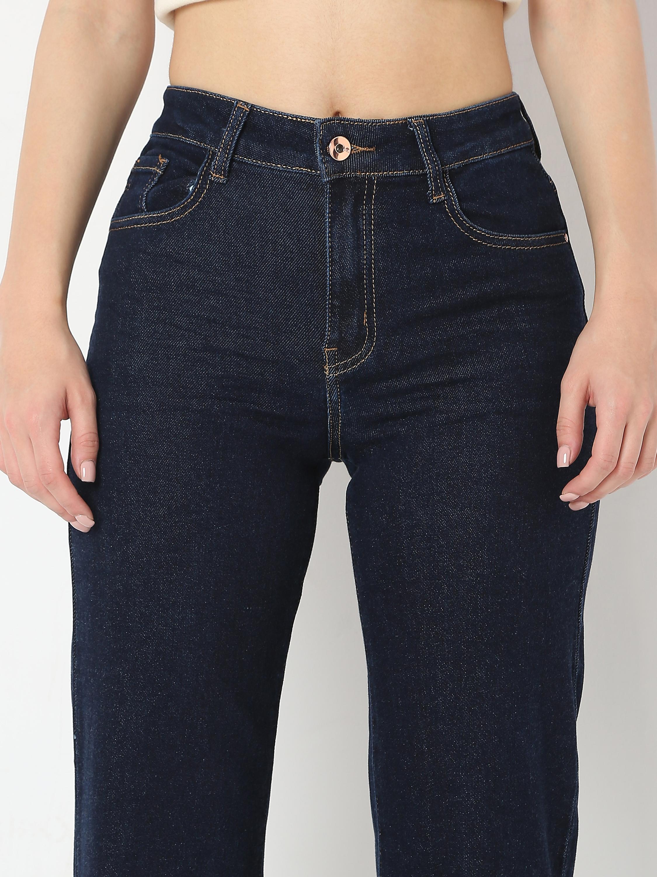 Straight-Leg High-Rise Jeans