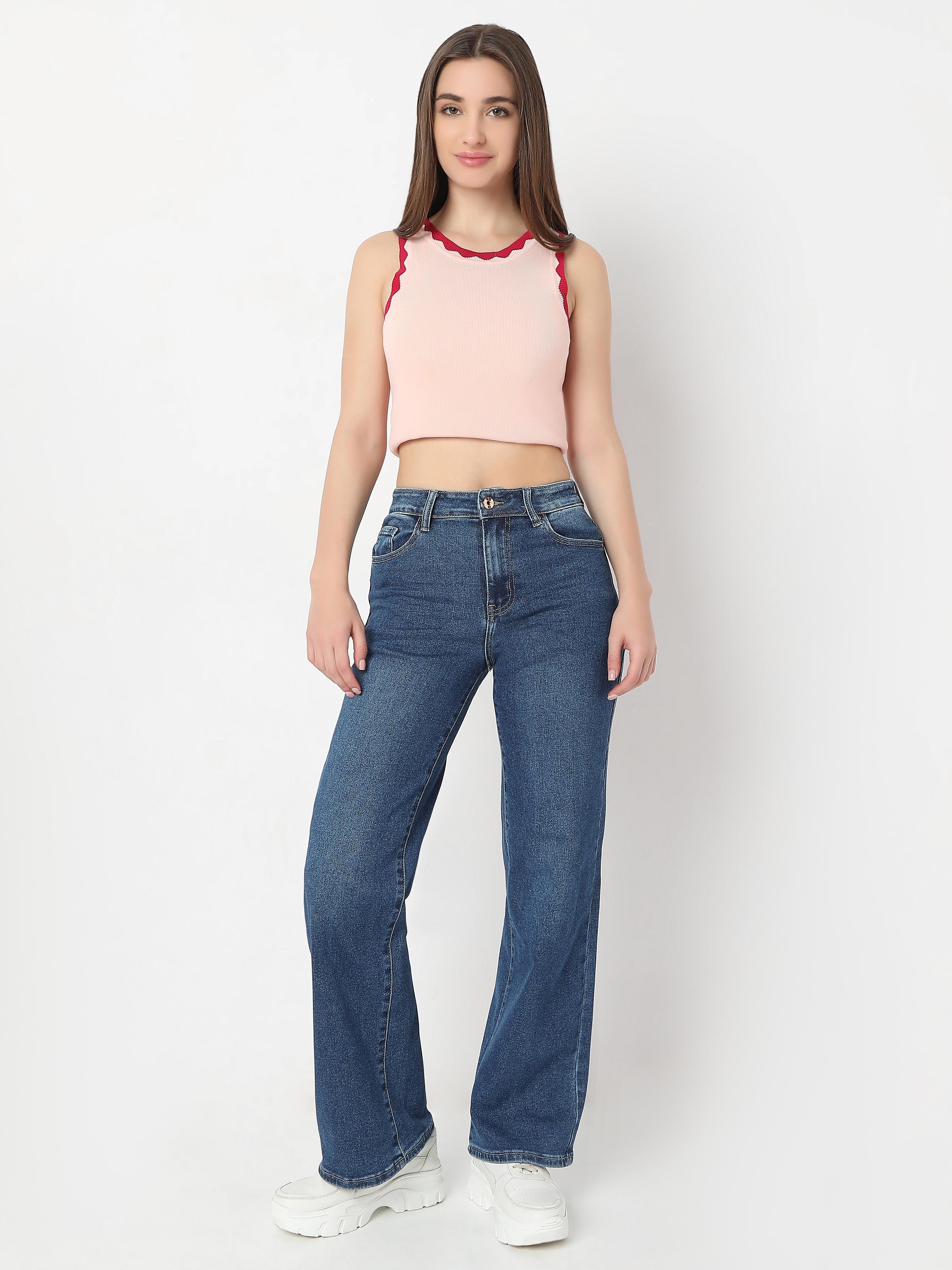 Straight-Leg High-Rise Jeans