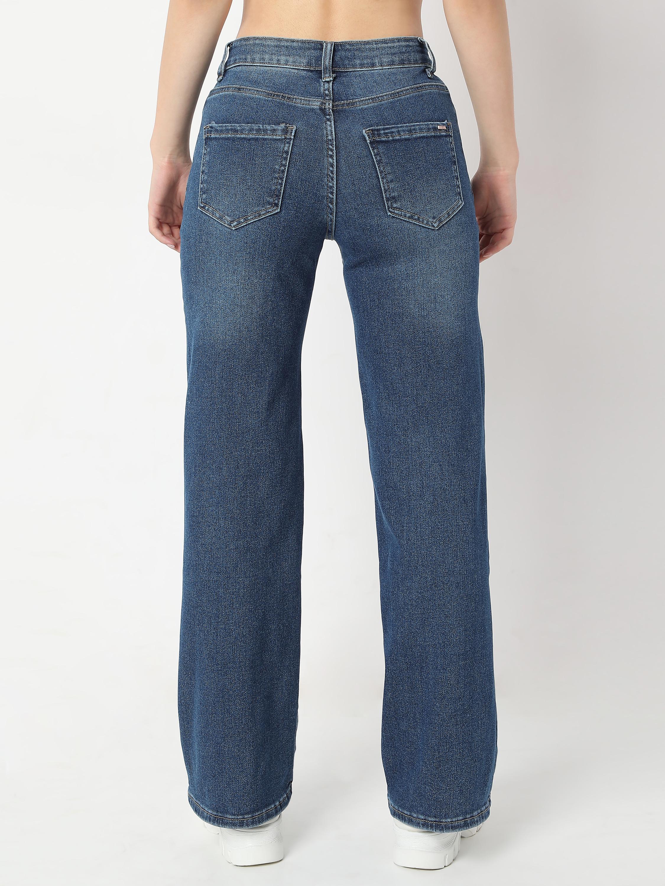 Straight-Leg High-Rise Jeans