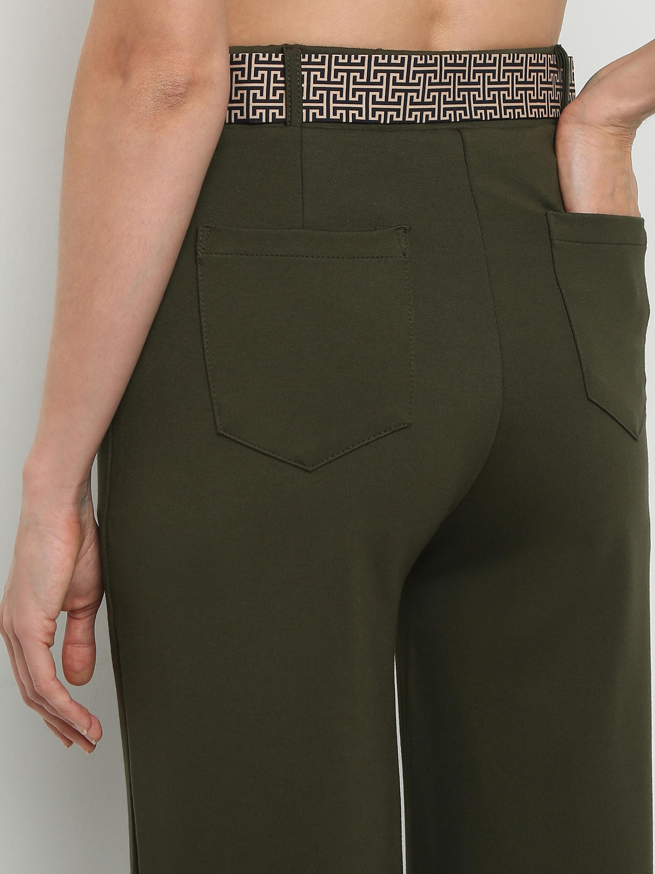 High-Rise Wide-Leg Tailored Trousers
