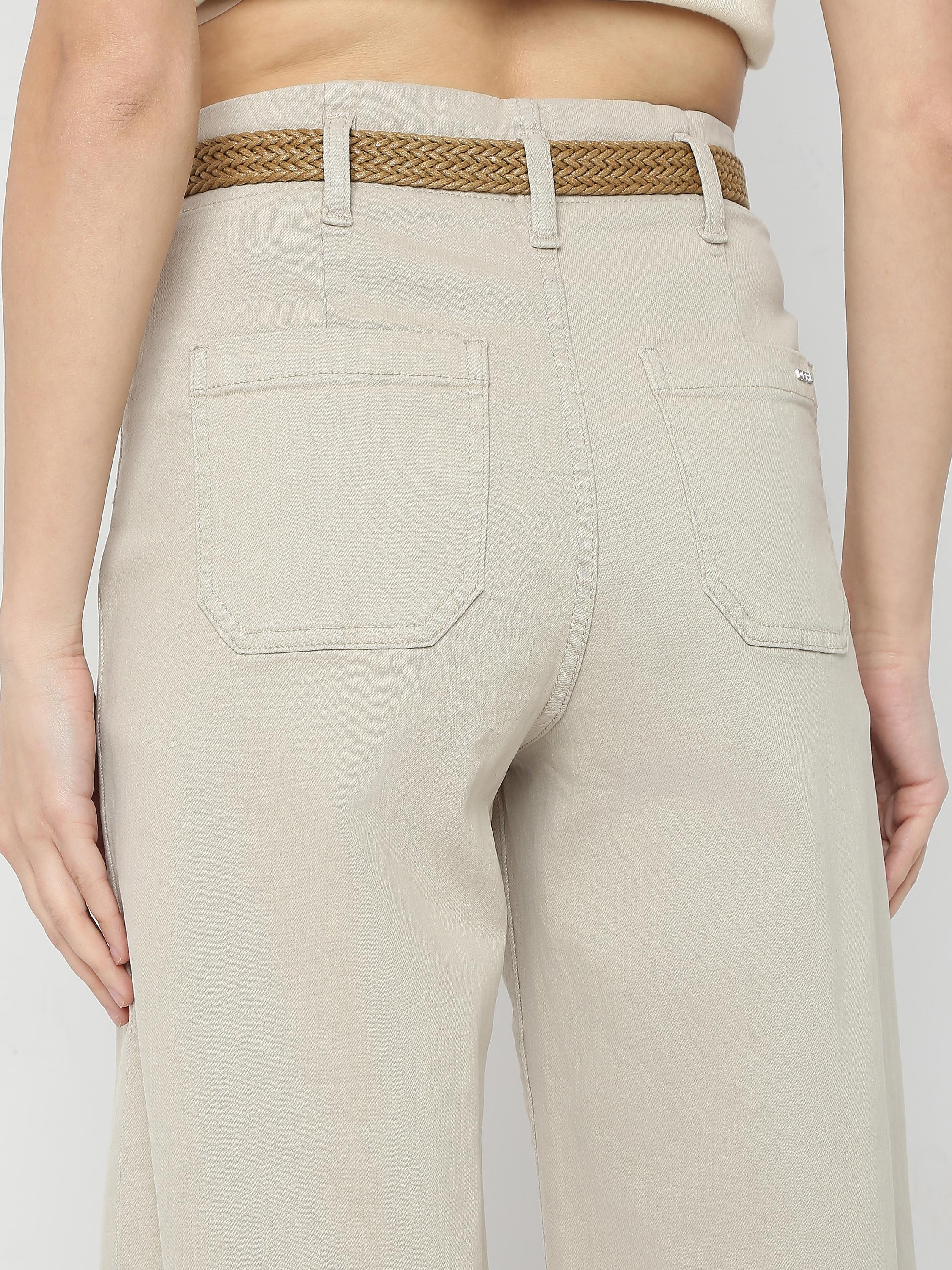 High-Rise Wide-Leg Culotte Jeans