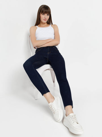 High-Rise Skinny Ankle Jeans