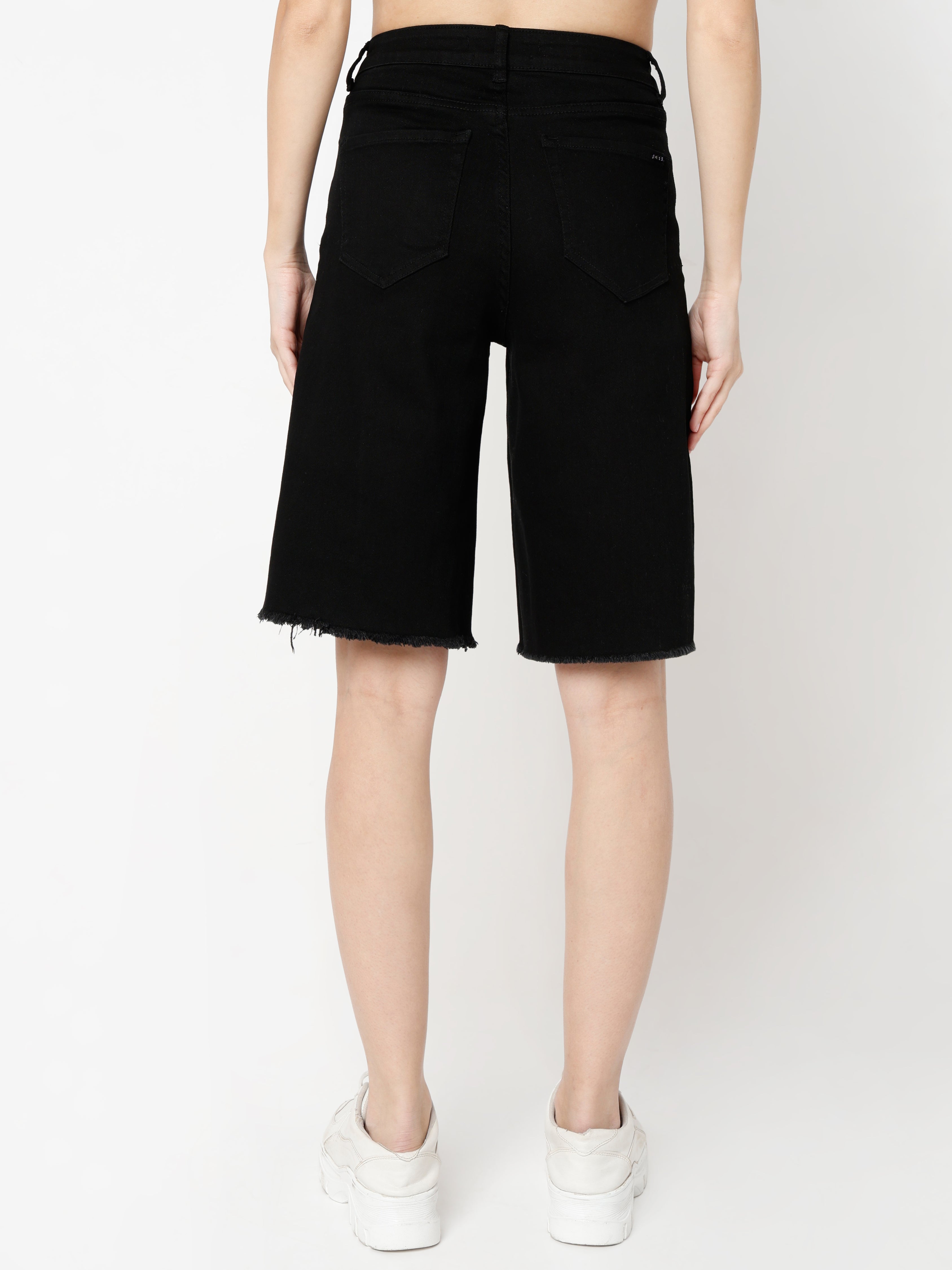 Classic Denim Bermuda Shorts
