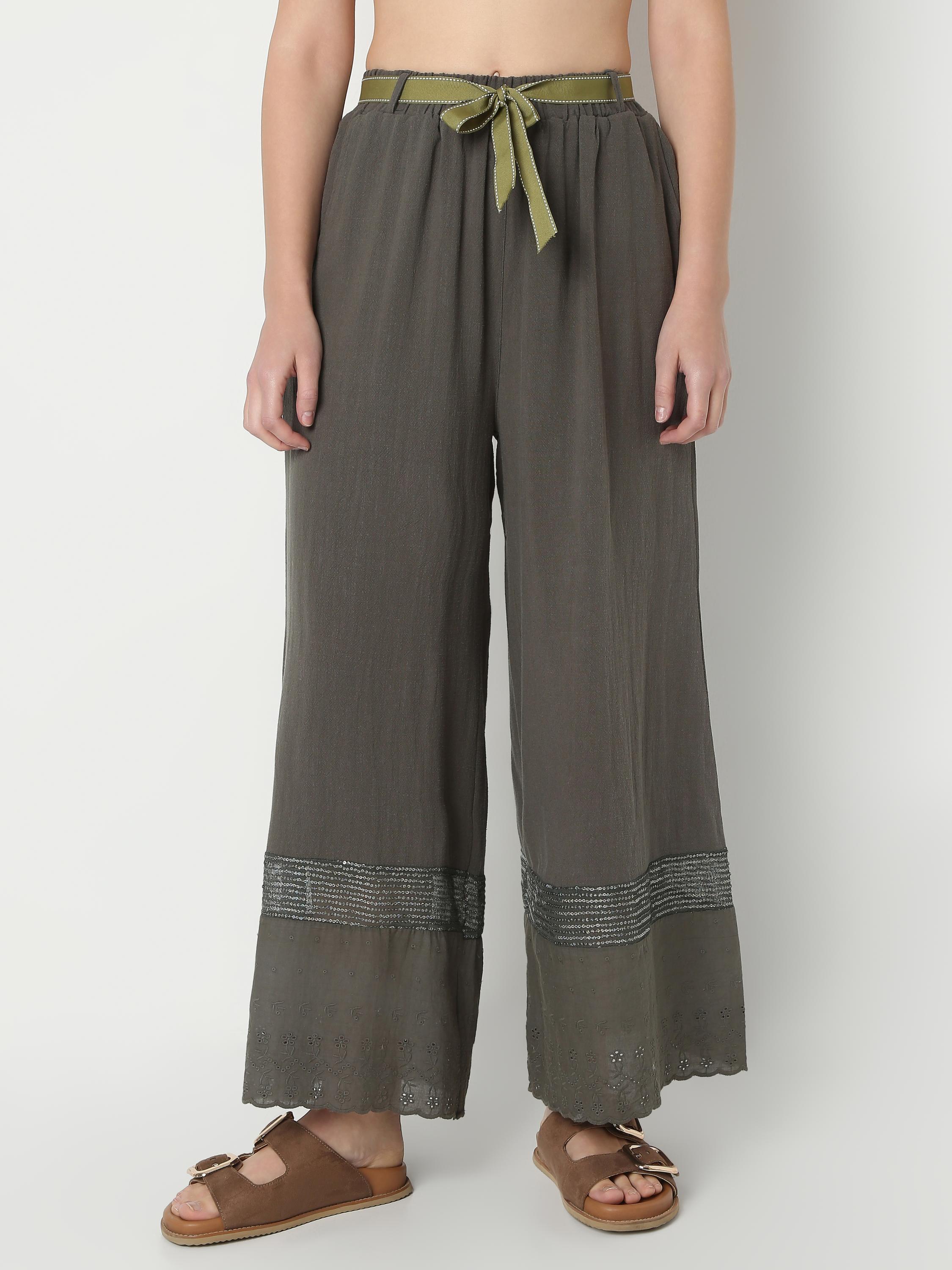 Bohemian Wide-Leg Pants