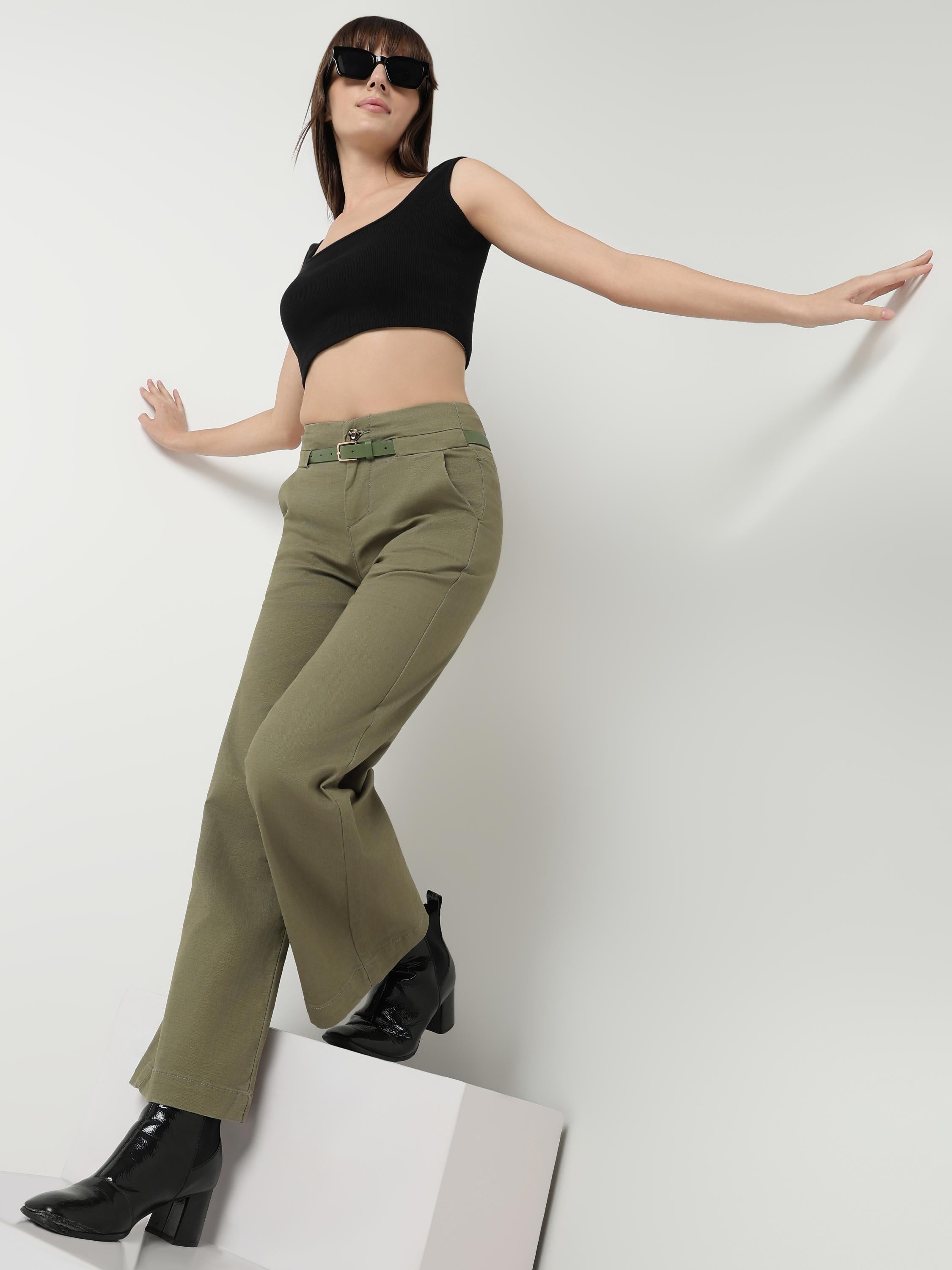 Boardroom Flare – High Rise Wide Leg Trousers