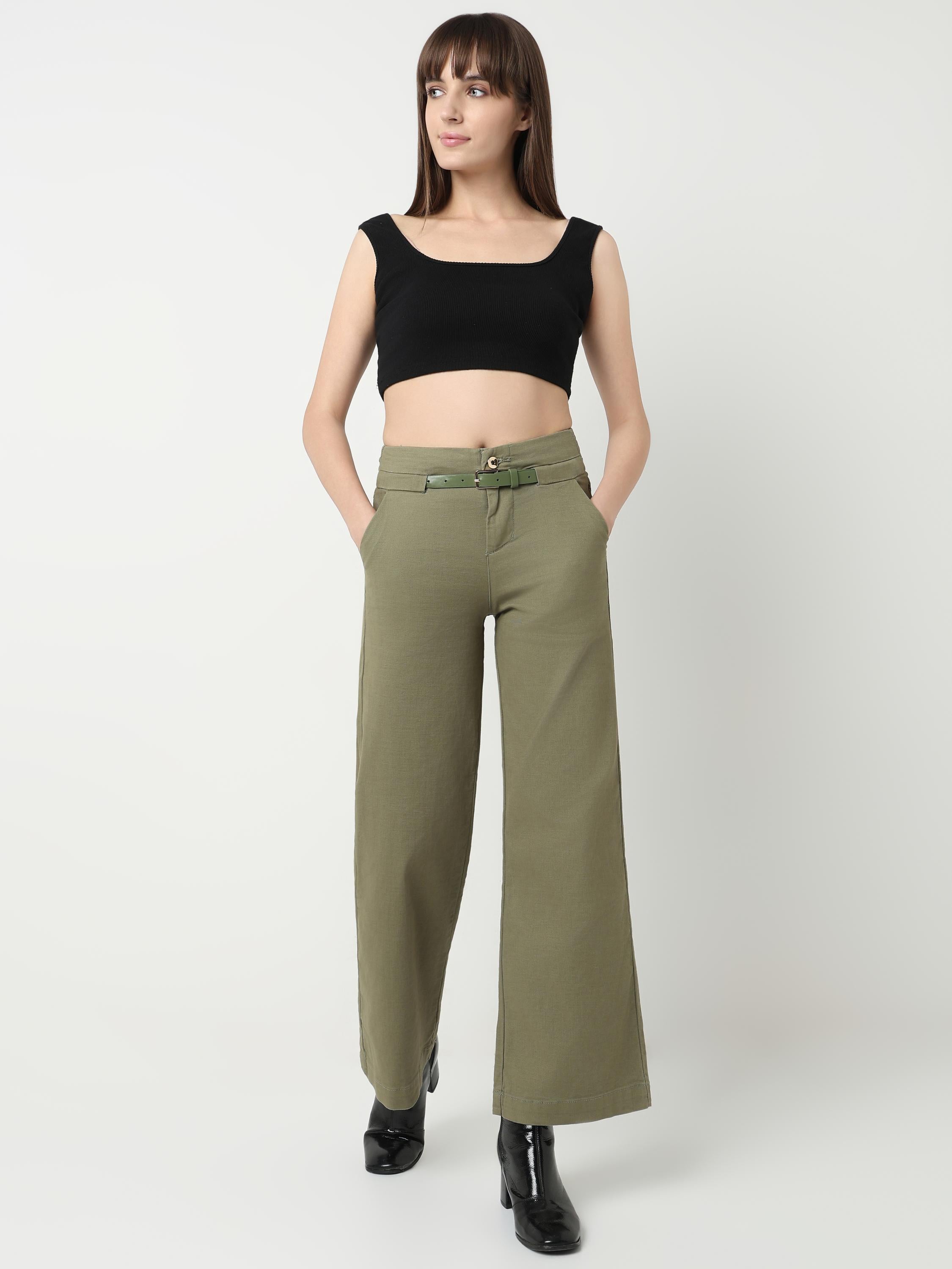 Boardroom Flare – High Rise Wide Leg Trousers