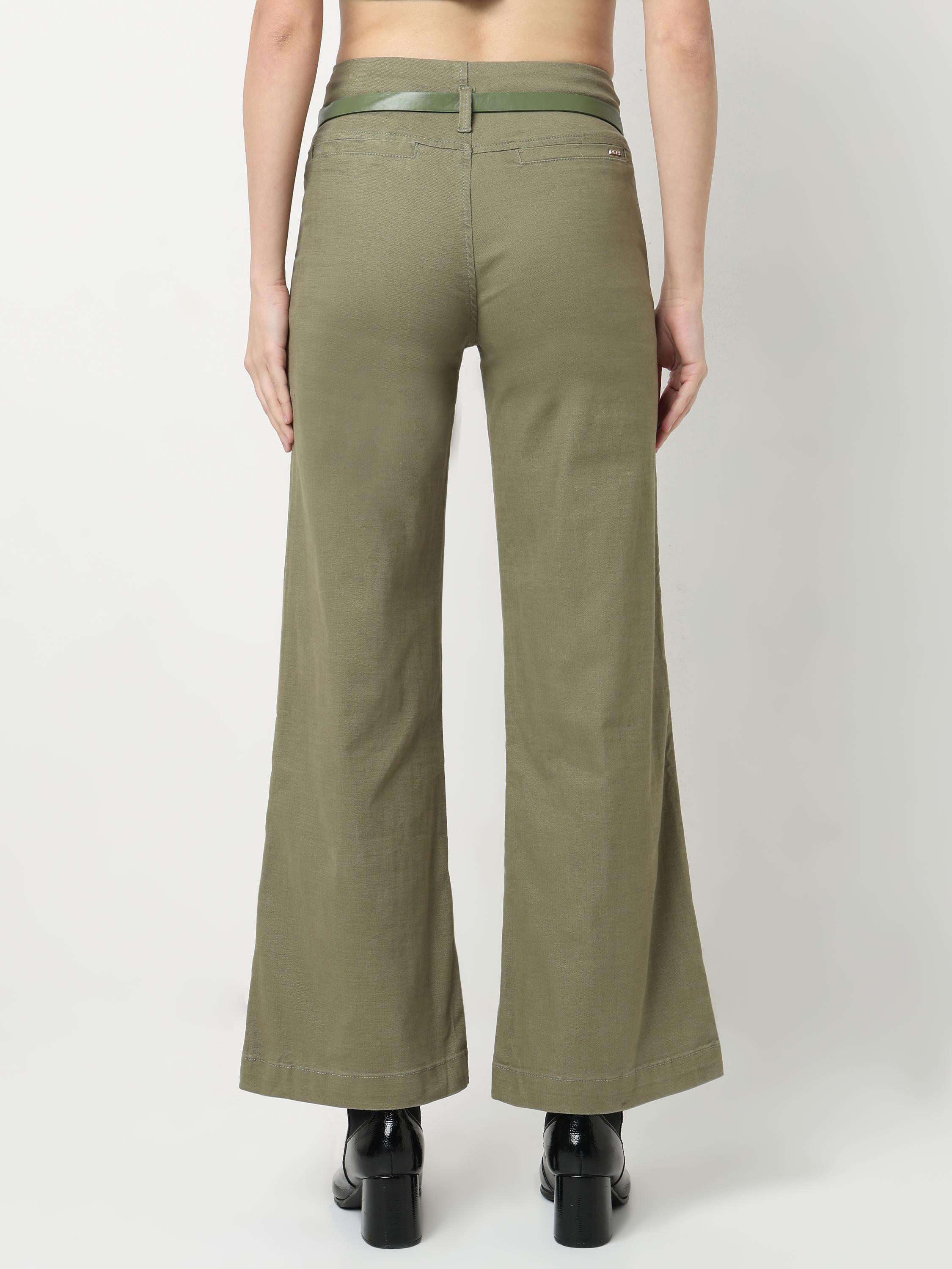 Boardroom Flare – High Rise Wide Leg Trousers
