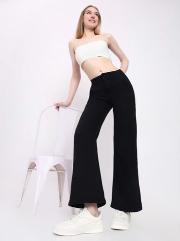 Flare – Mid Rise Wide Leg Denim