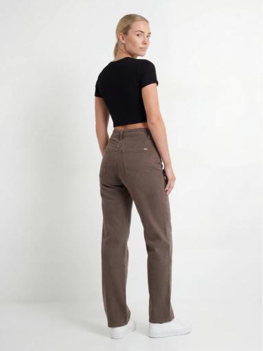 Slim Fit Brown Casual Trousers