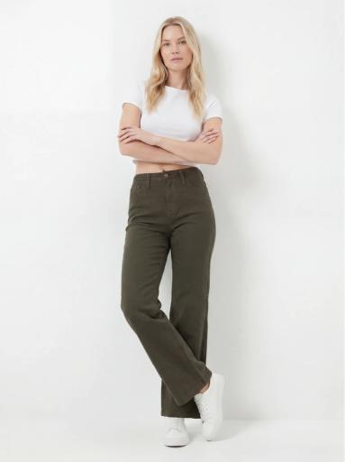 Wide Leg Straight Fit Pants