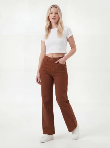 Wide Leg Straight Fit Pants