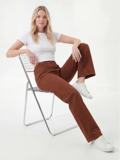 Wide Leg Straight Fit Pants