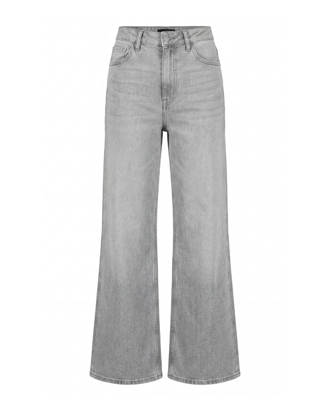 Noir High-Rise Wide-Leg Jeans