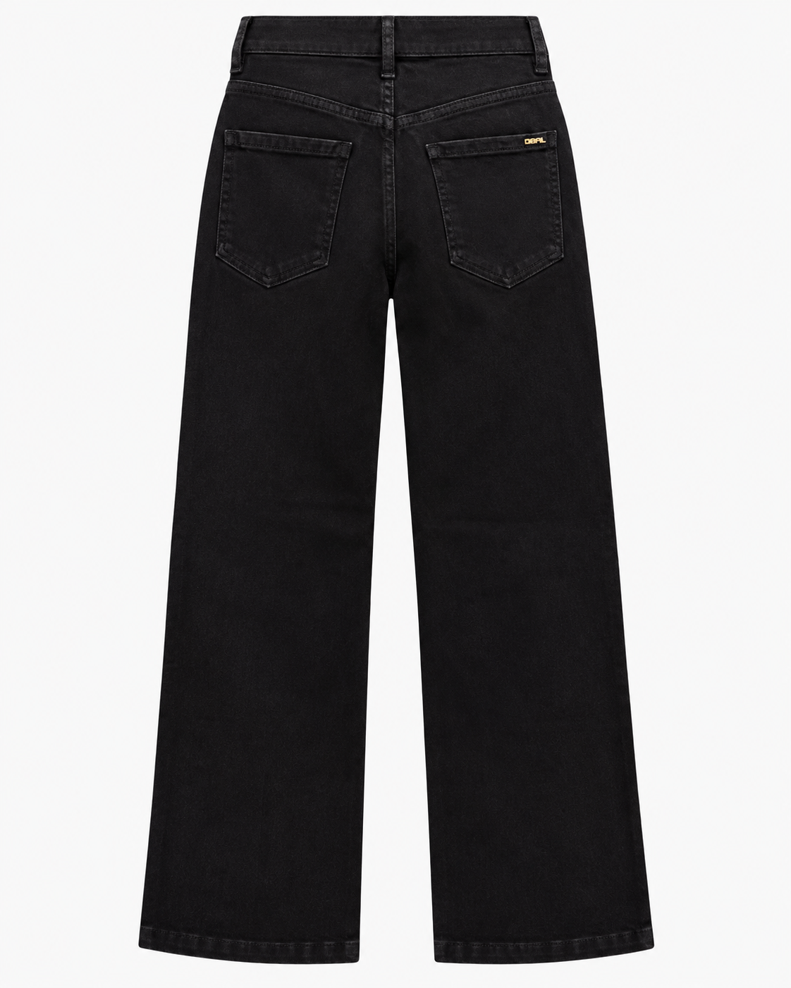 High Rise Wide Leg Jeans with Belt