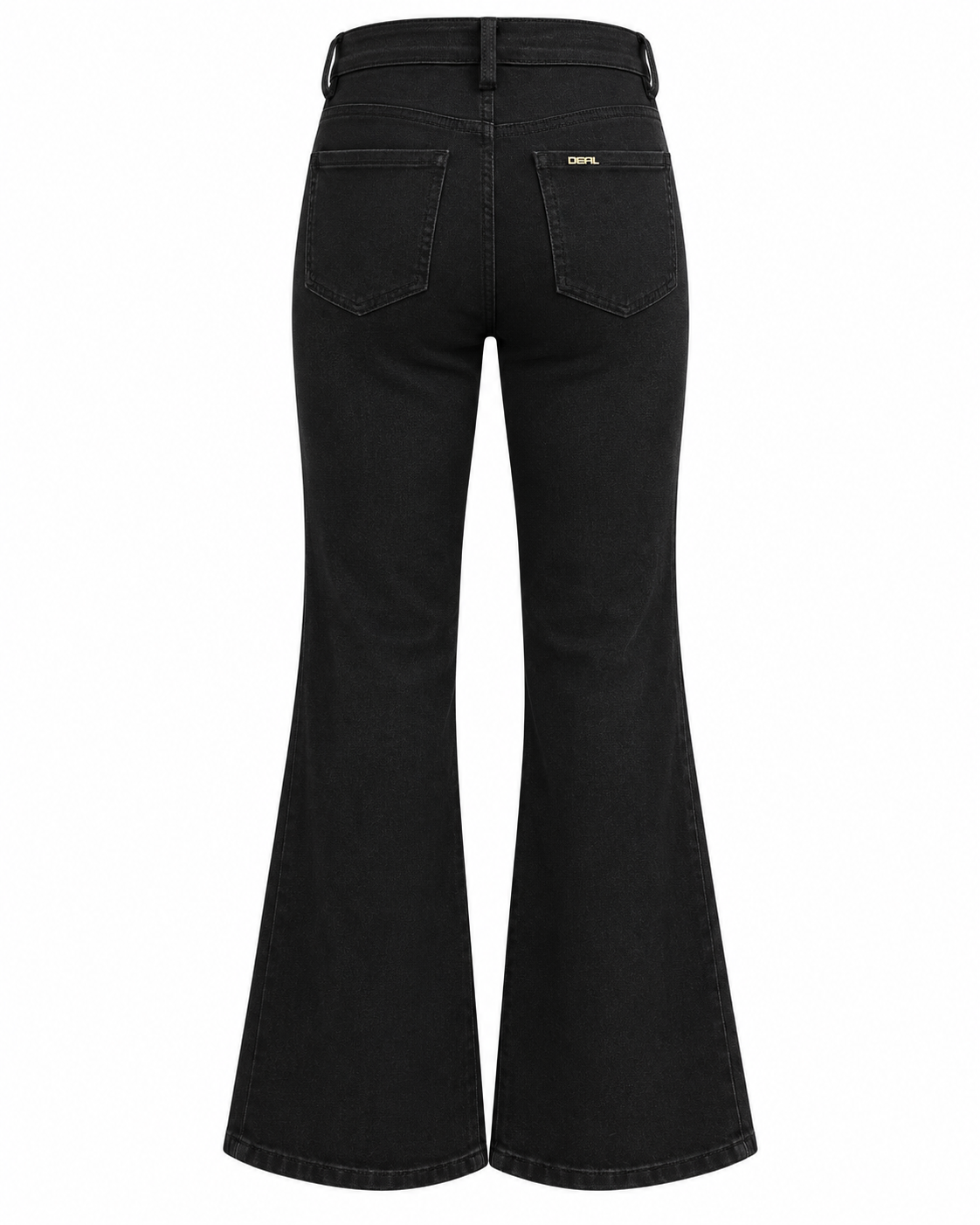 Bootcut Belted High Rise Flared Jeans