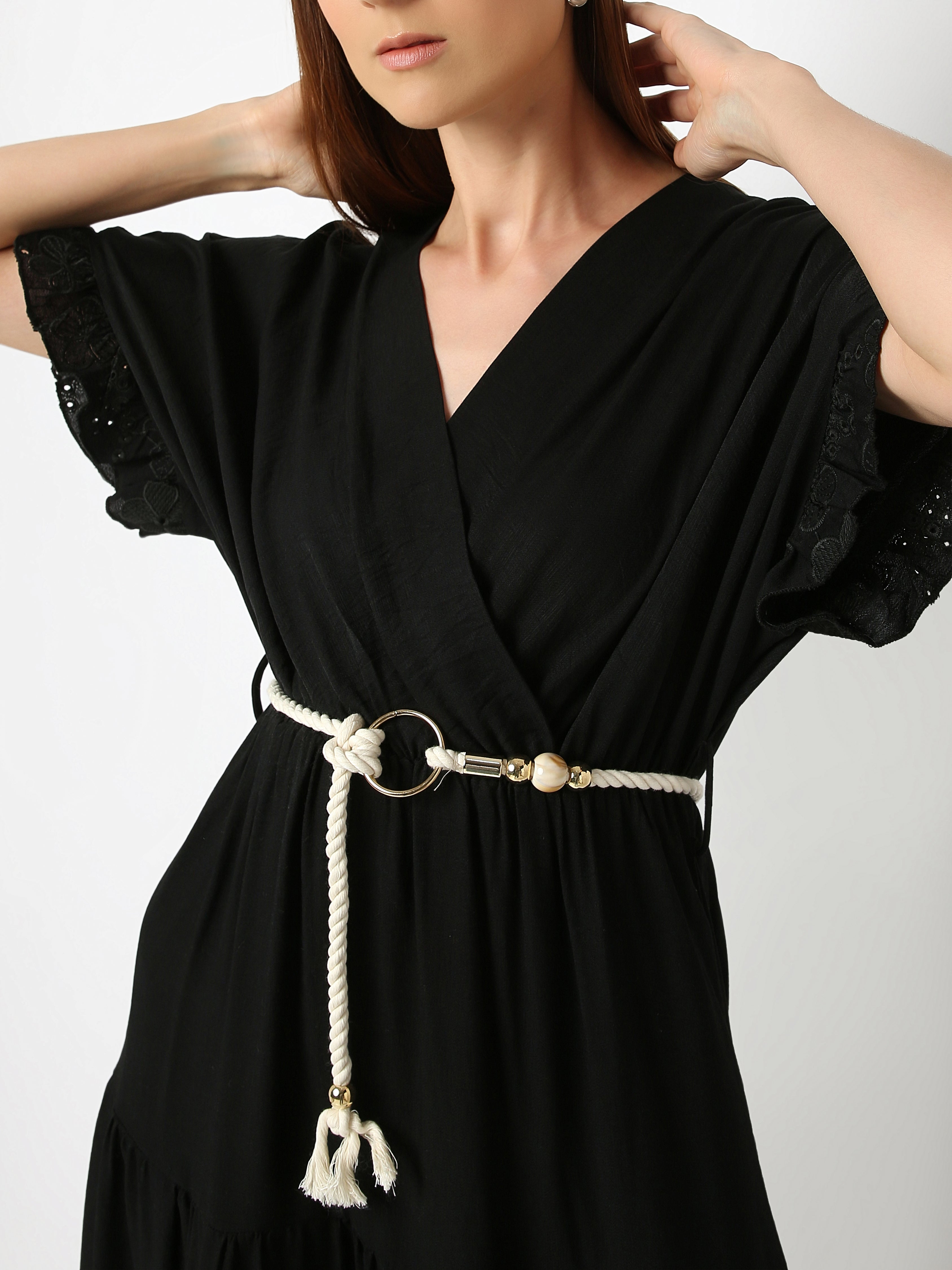 Graceful Flow Tiered Midi Dress