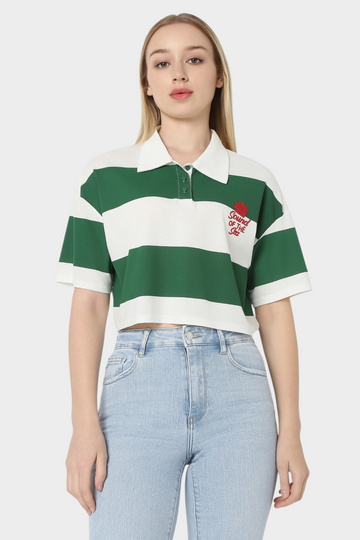 Multi Striped Rugby Polo
