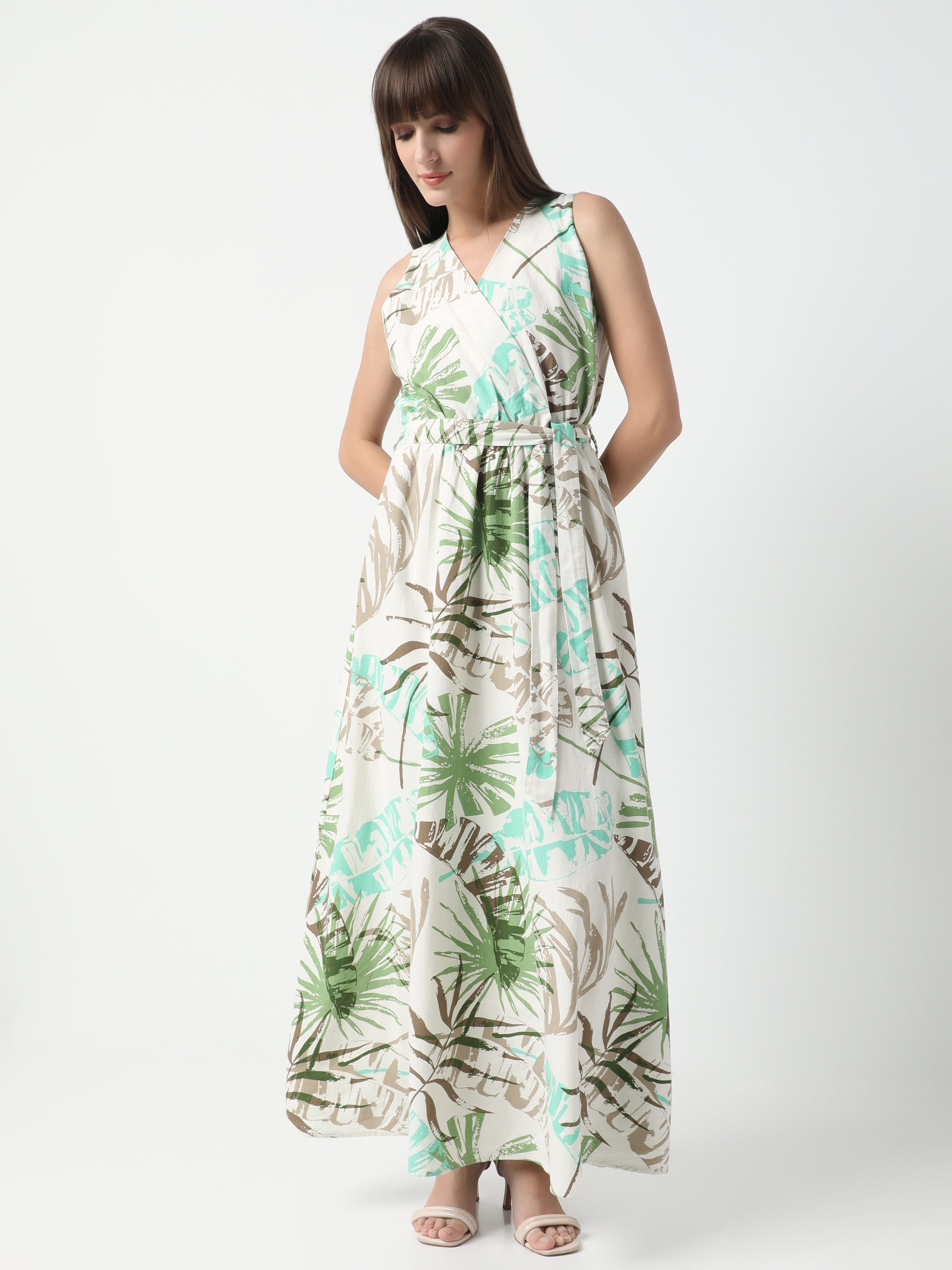 Tropical Escape Wrap Maxi