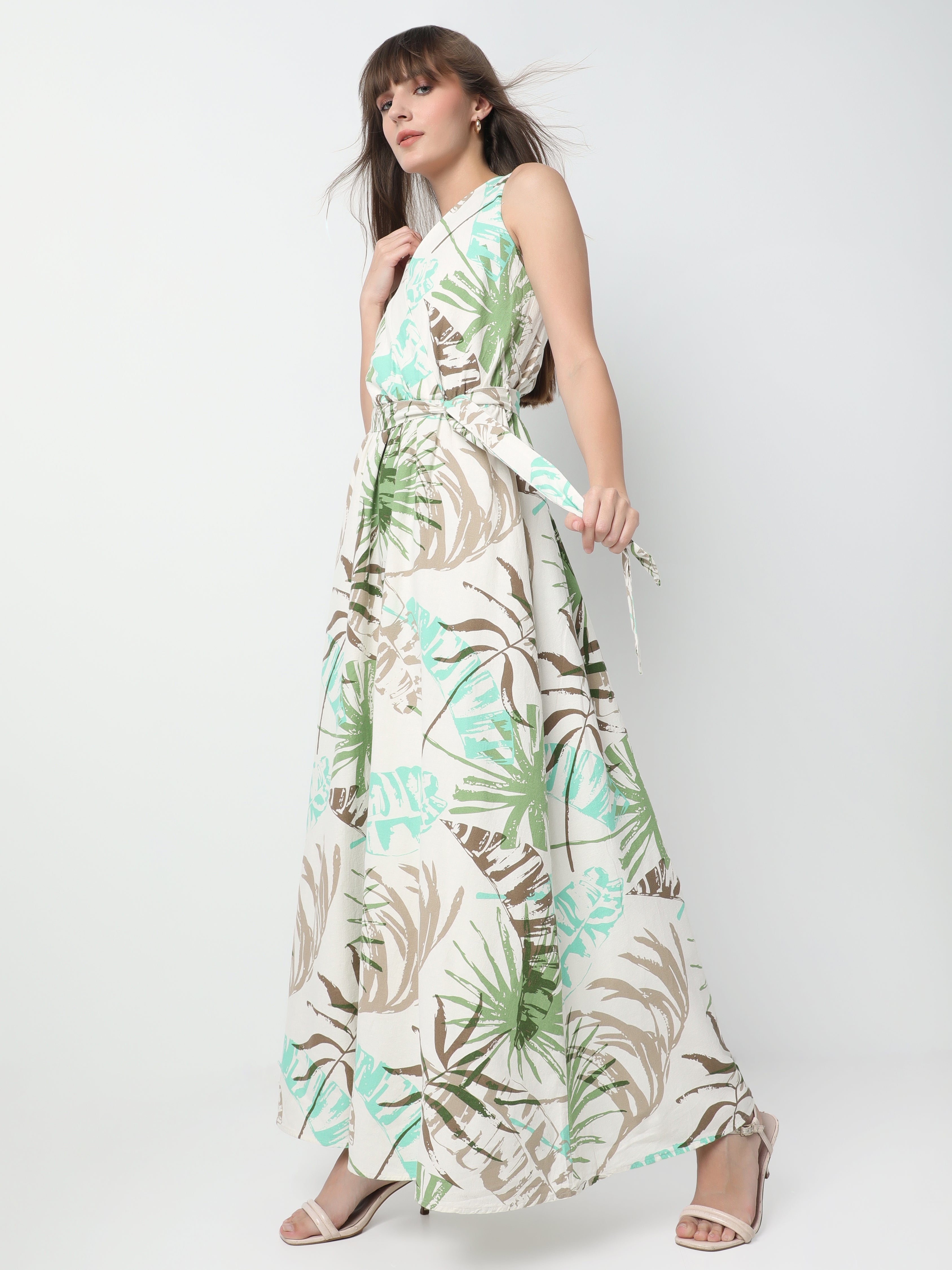Tropical Escape Wrap Maxi