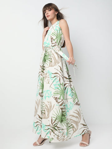 Tropical Escape Wrap Maxi