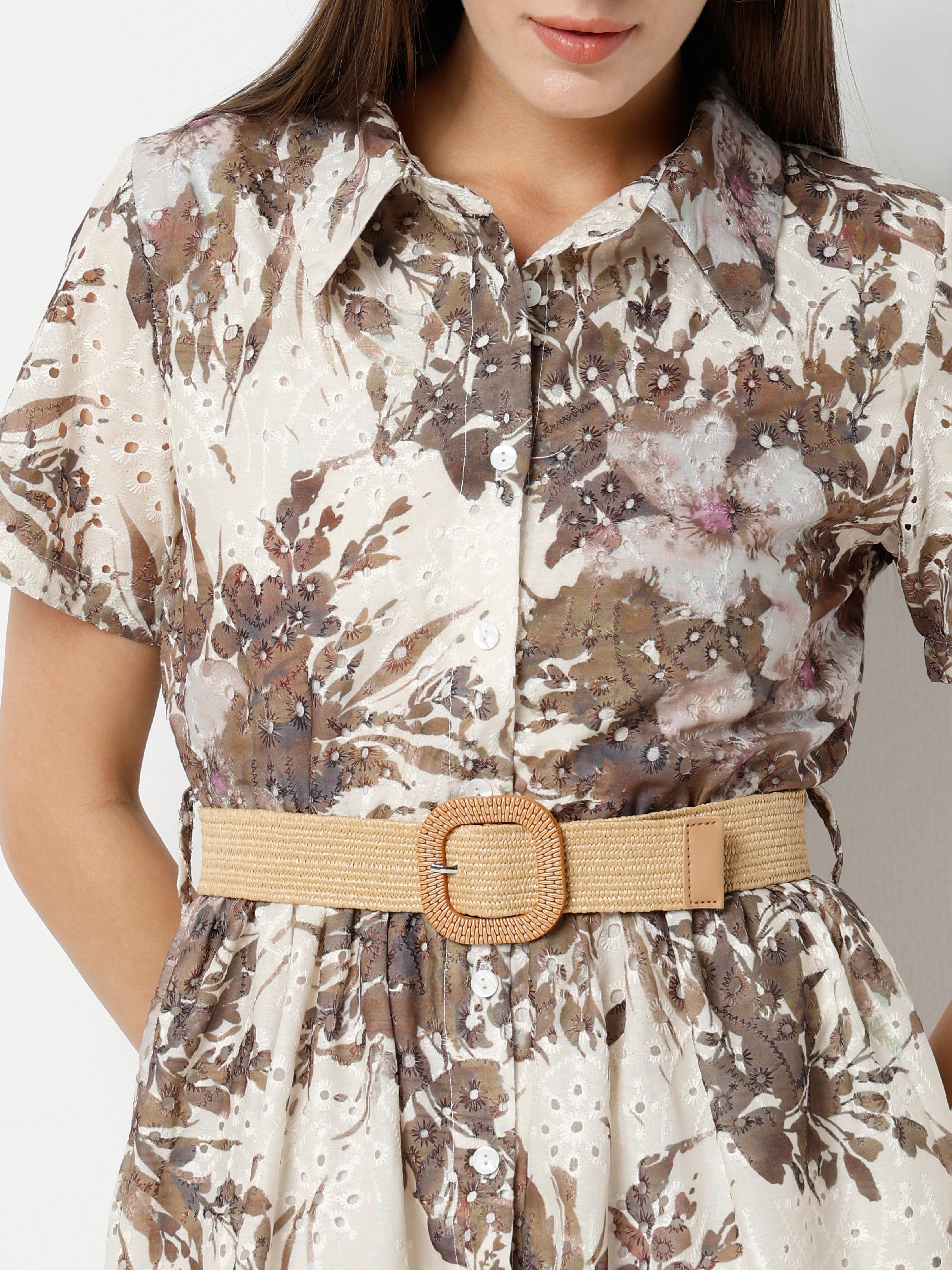Chic Boho Floral Dress