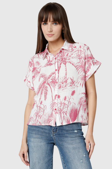 Pink Multi Floral Shirt
