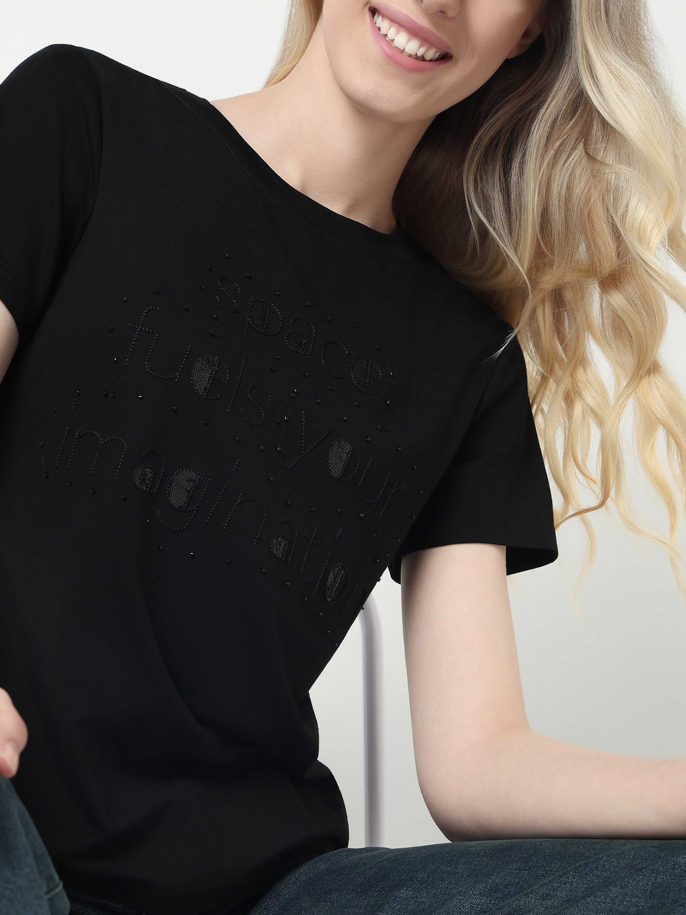 Graphic Statement Casual Top