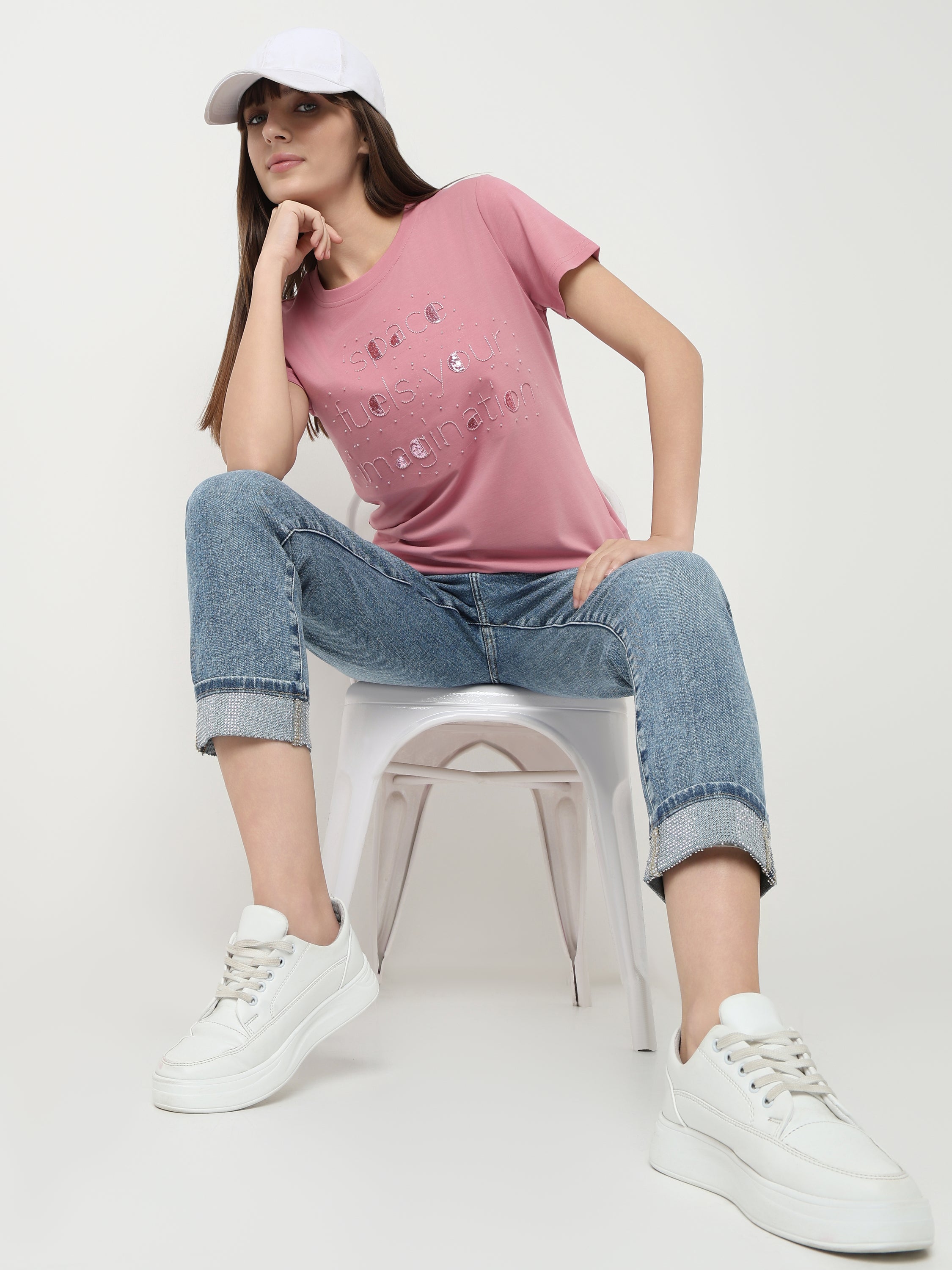 Graphic Statement Casual Top