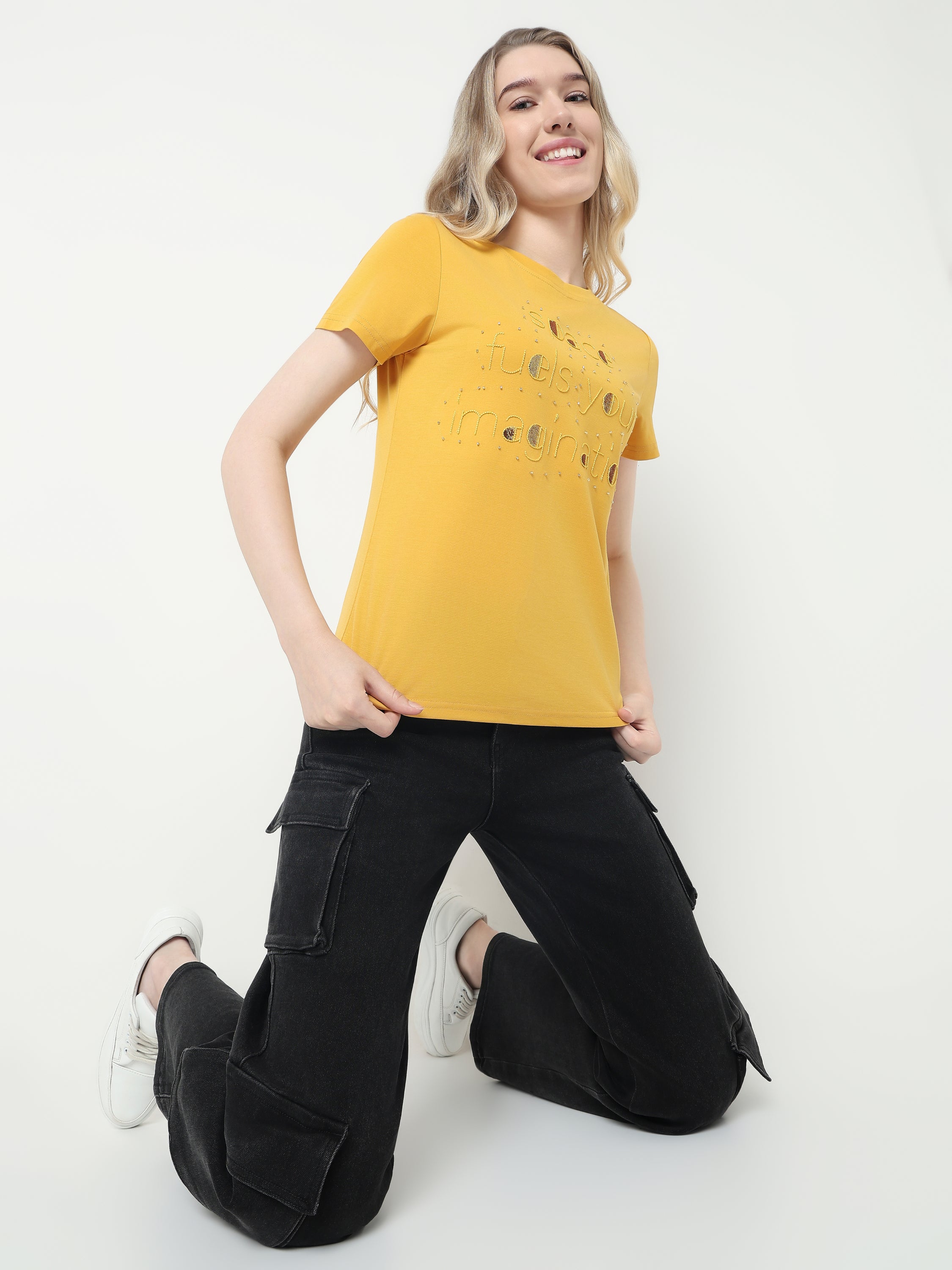 Graphic Statement Casual Top