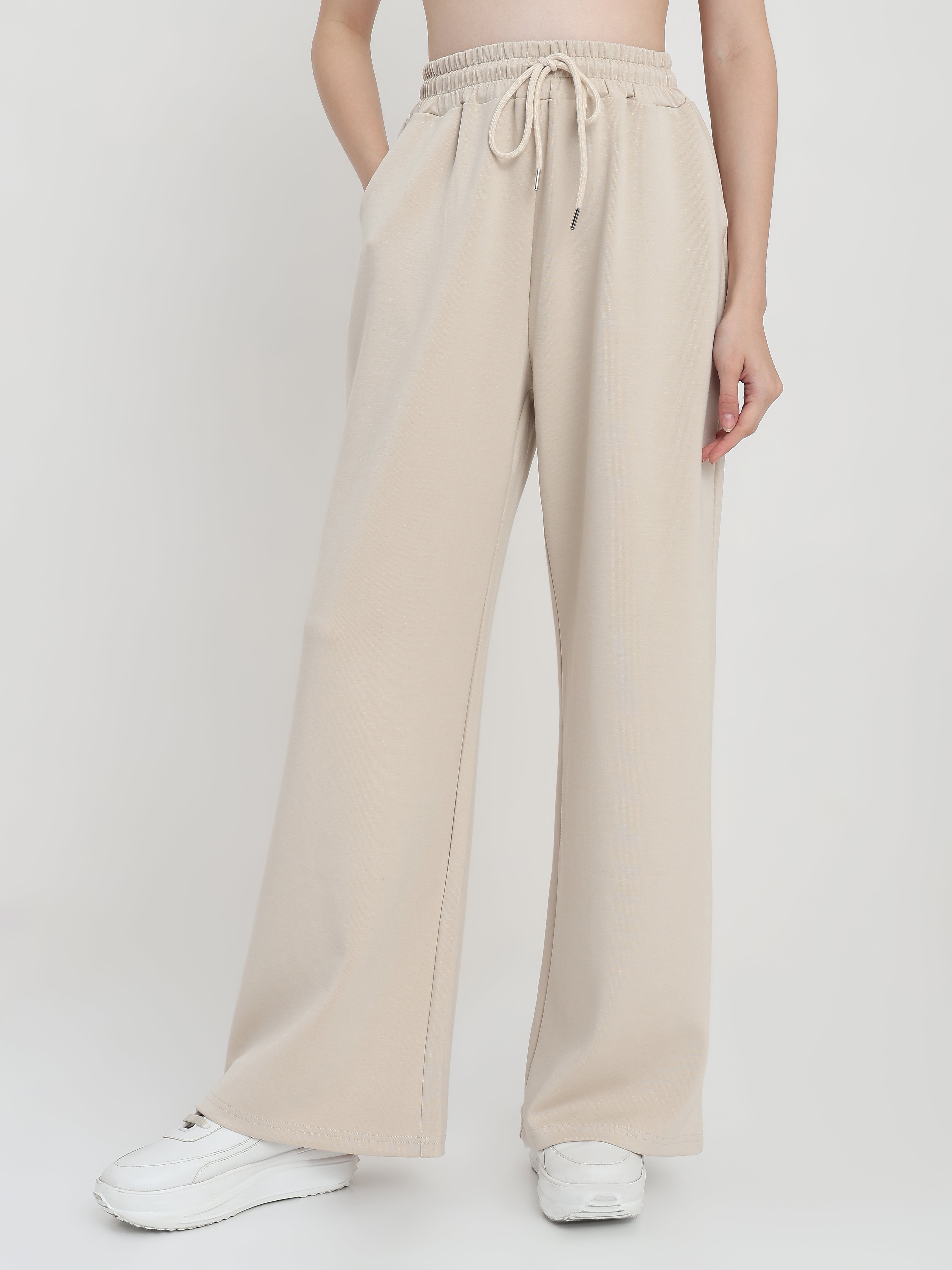 Women’s Zip-Up Hoodie and Wide-Leg Pants Lounge Set