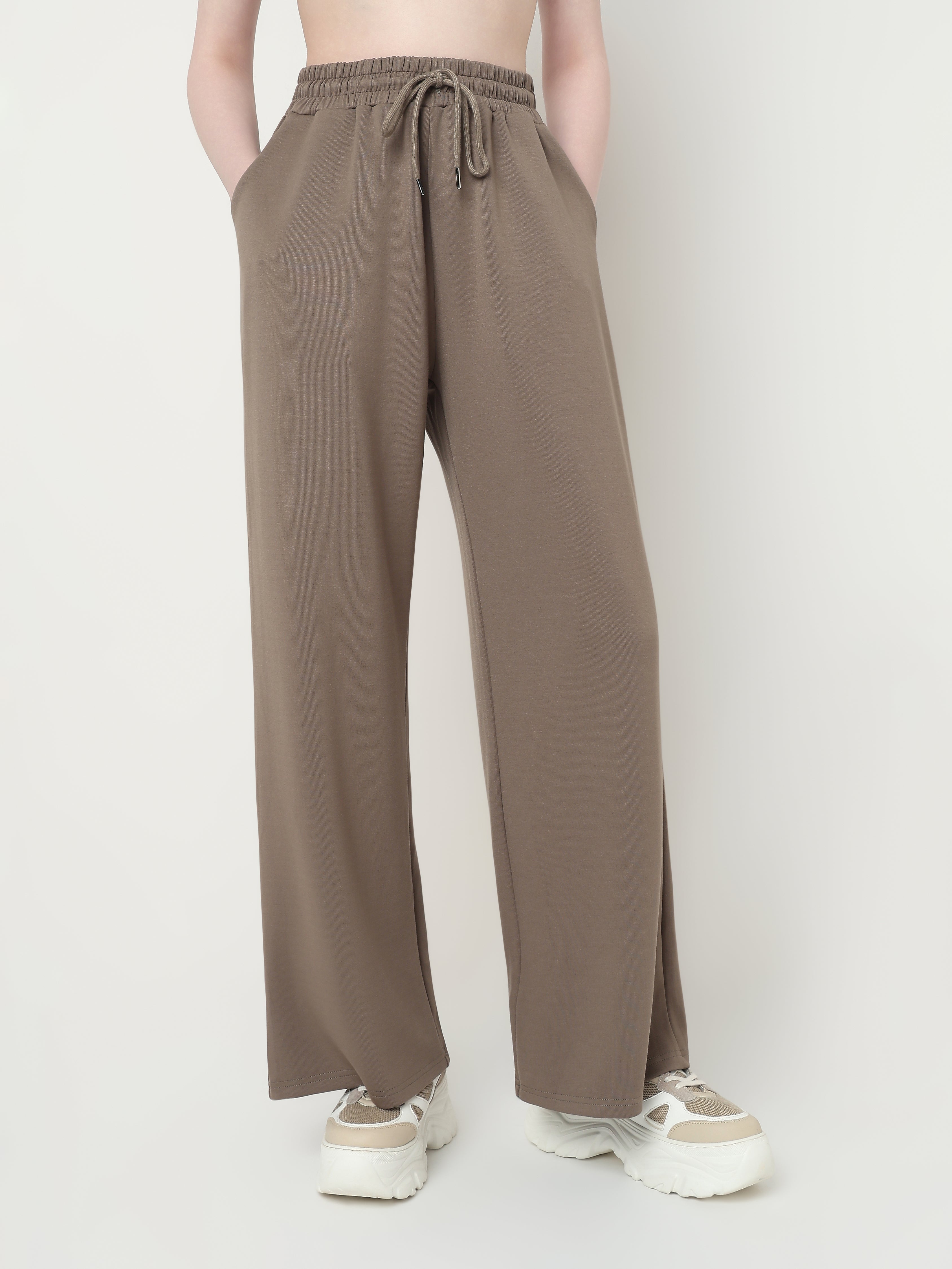 Women’s Zip-Up Hoodie and Wide-Leg Pants Lounge Set