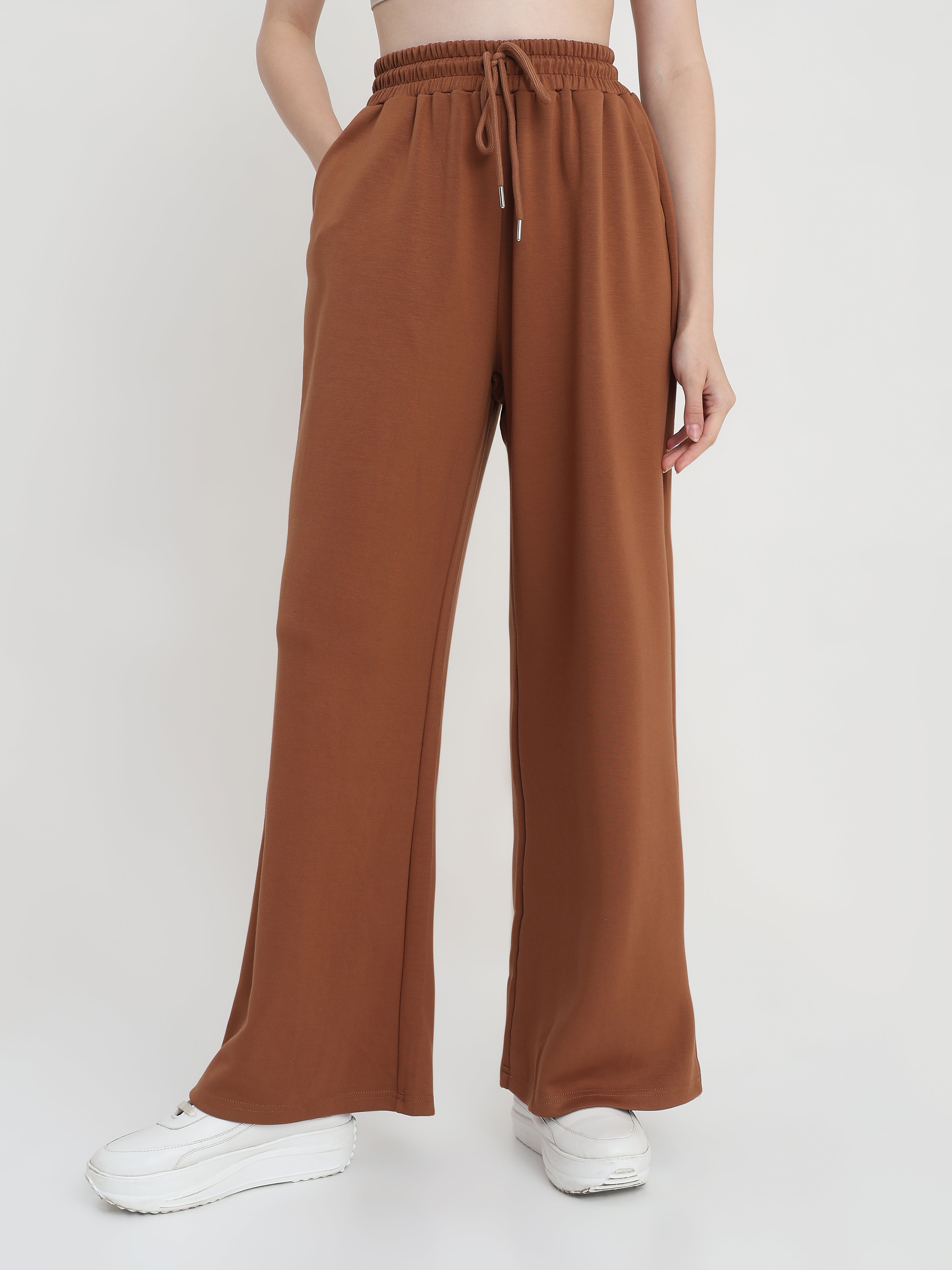 Women’s Zip-Up Hoodie and Wide-Leg Pants Lounge Set