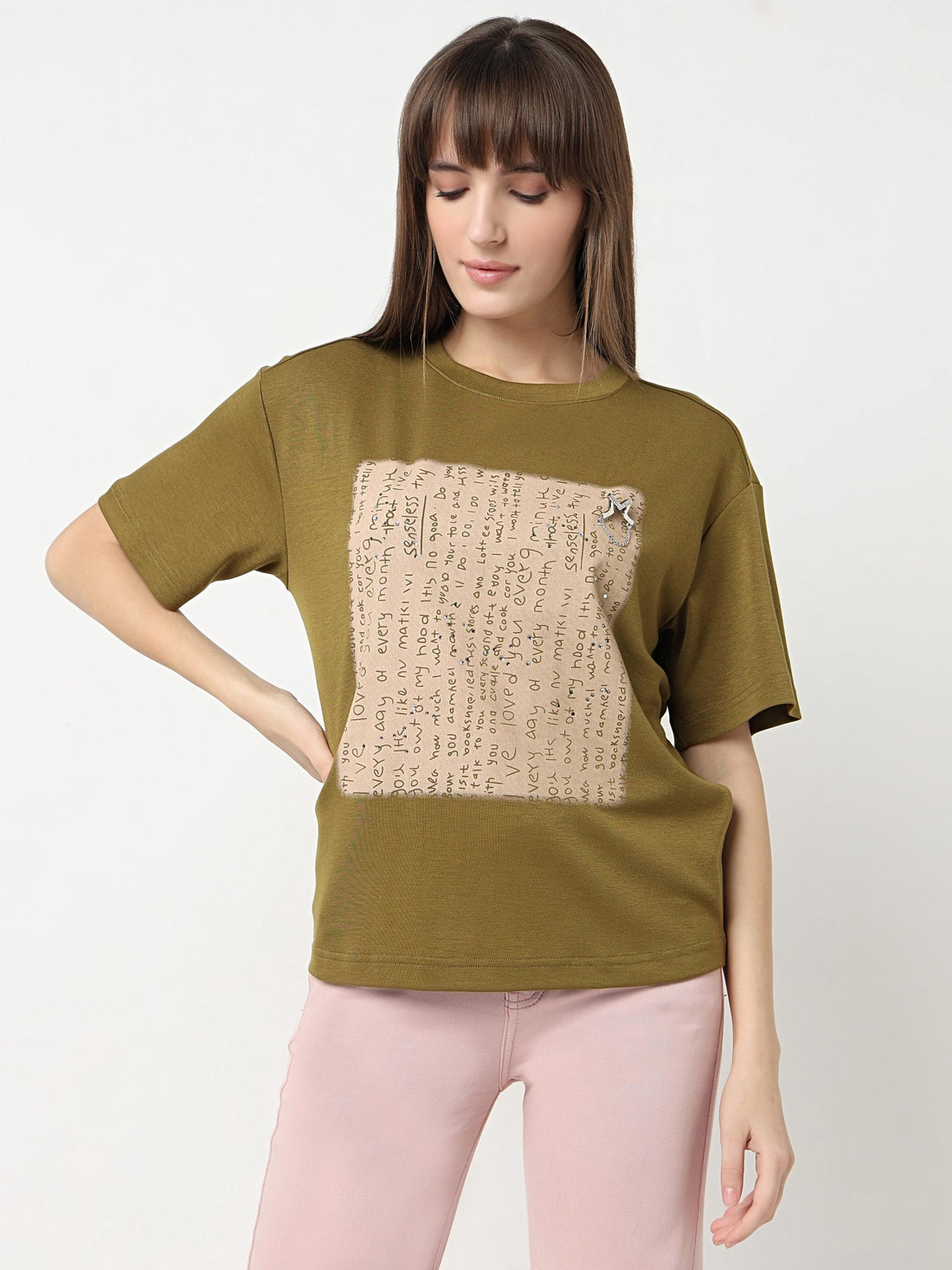 Typography Graphic Relaxed Fit Tee