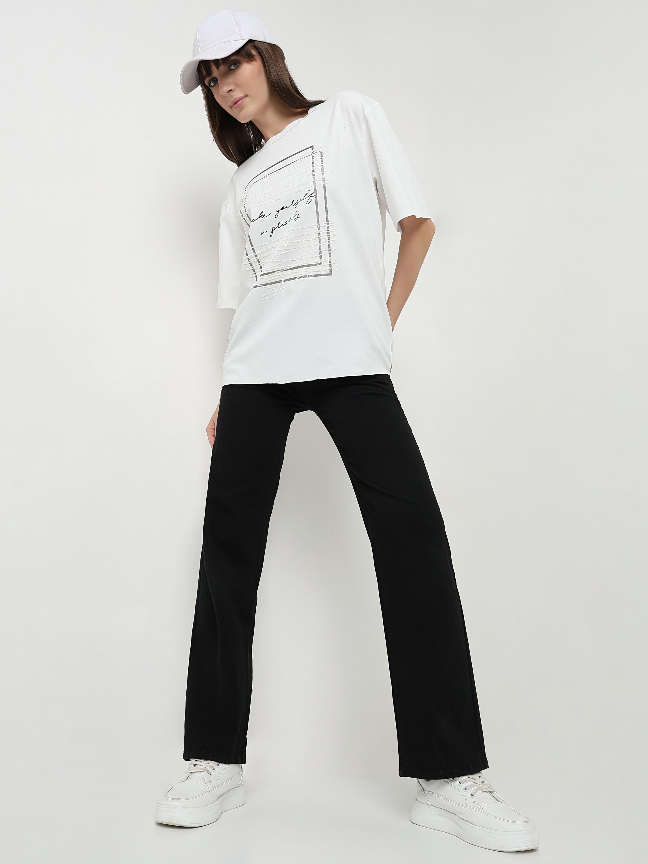 Graphic Oversized Top