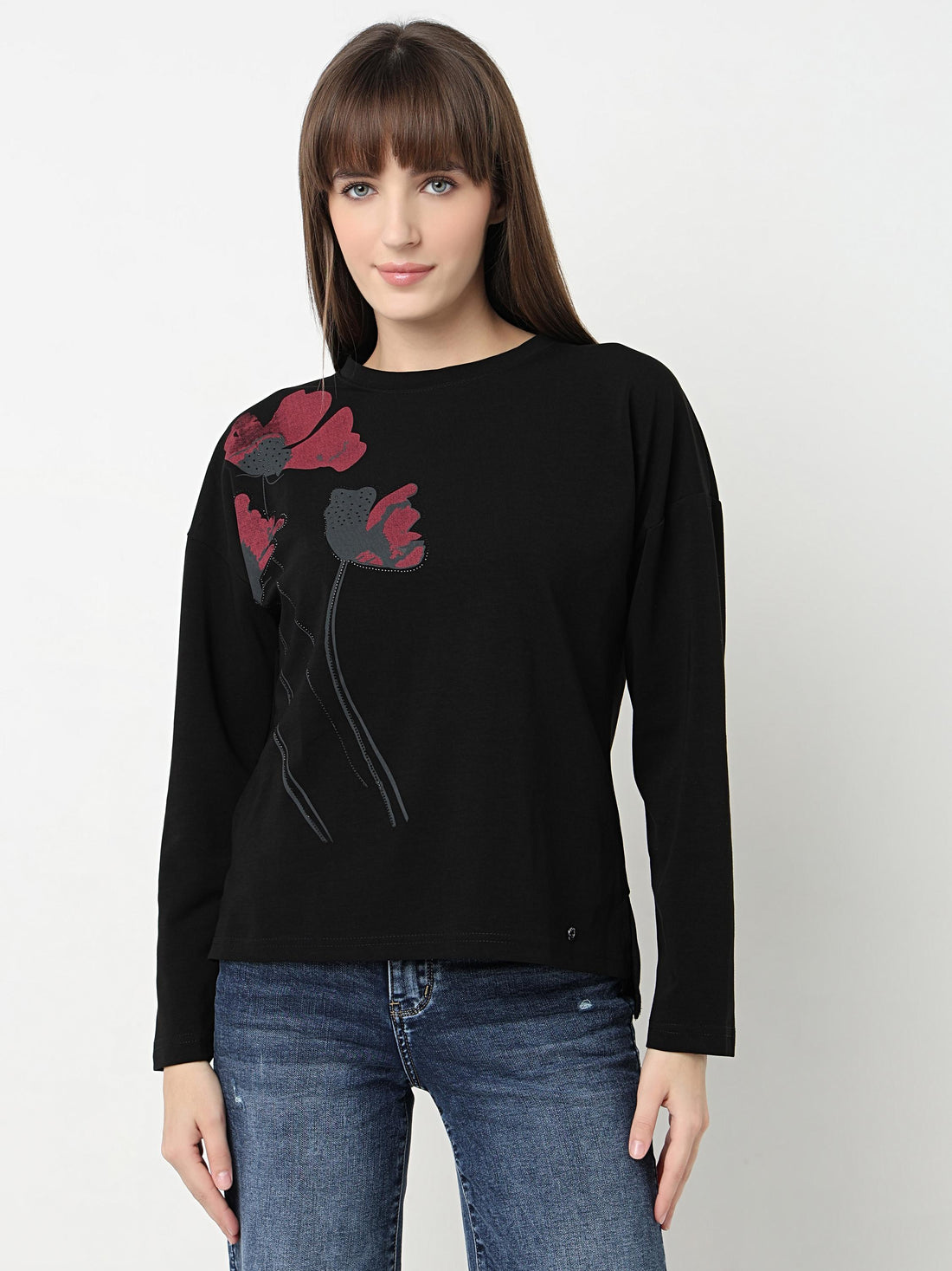 Sweatshirt with Relaxed Fit